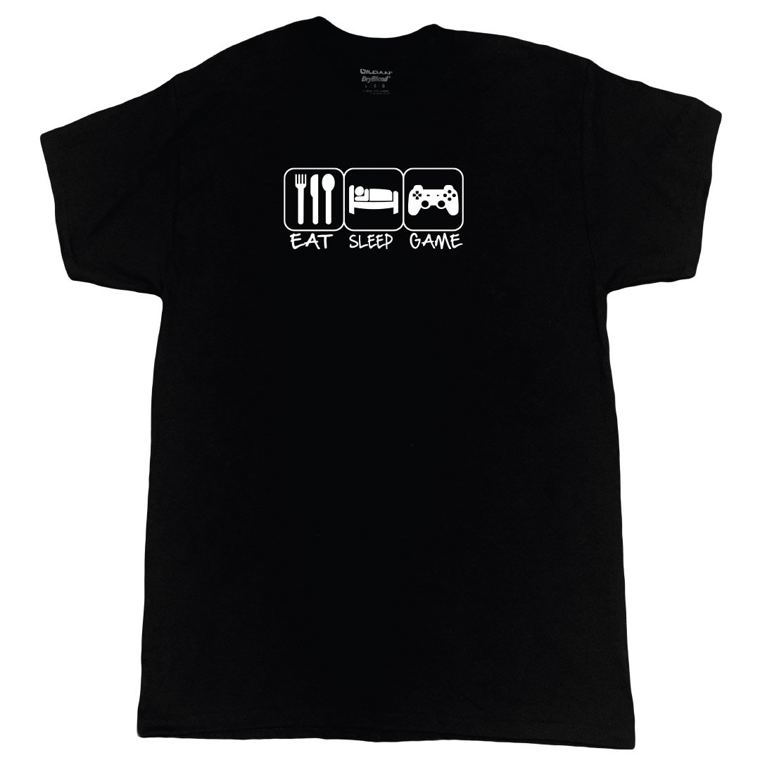 Eat Sleep Game Youth T-Shirt - Cool Graphic Tee for Boys & Girls - Perfect for Casual Wear, Gaming & Everyday Outfits
