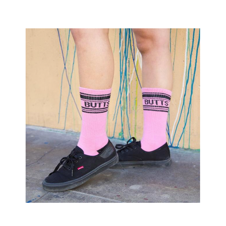 High-Quality Butts Gym Socks for Men & Women - Moisture-Wicking Athletic Socks for Running, Workout & Sports - Comfortable Non-Slip Performance Socks for Gym, Fitness & Daily Wear