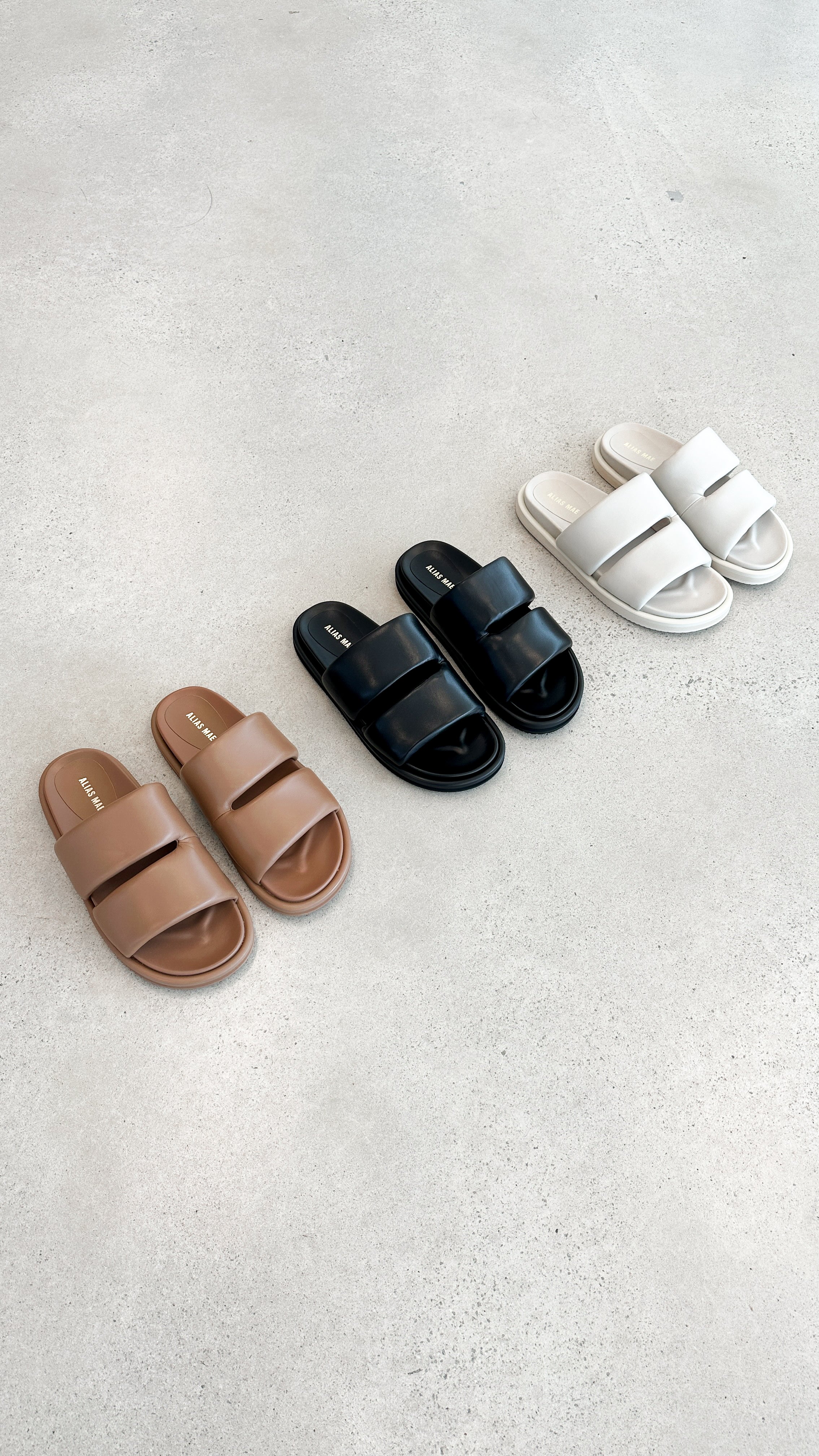 Alias Mae Dawn Slide Sandals - Genuine Bone Leather Comfort Slides for Women | Perfect for Beach, Pool, and Summer Casual Wear