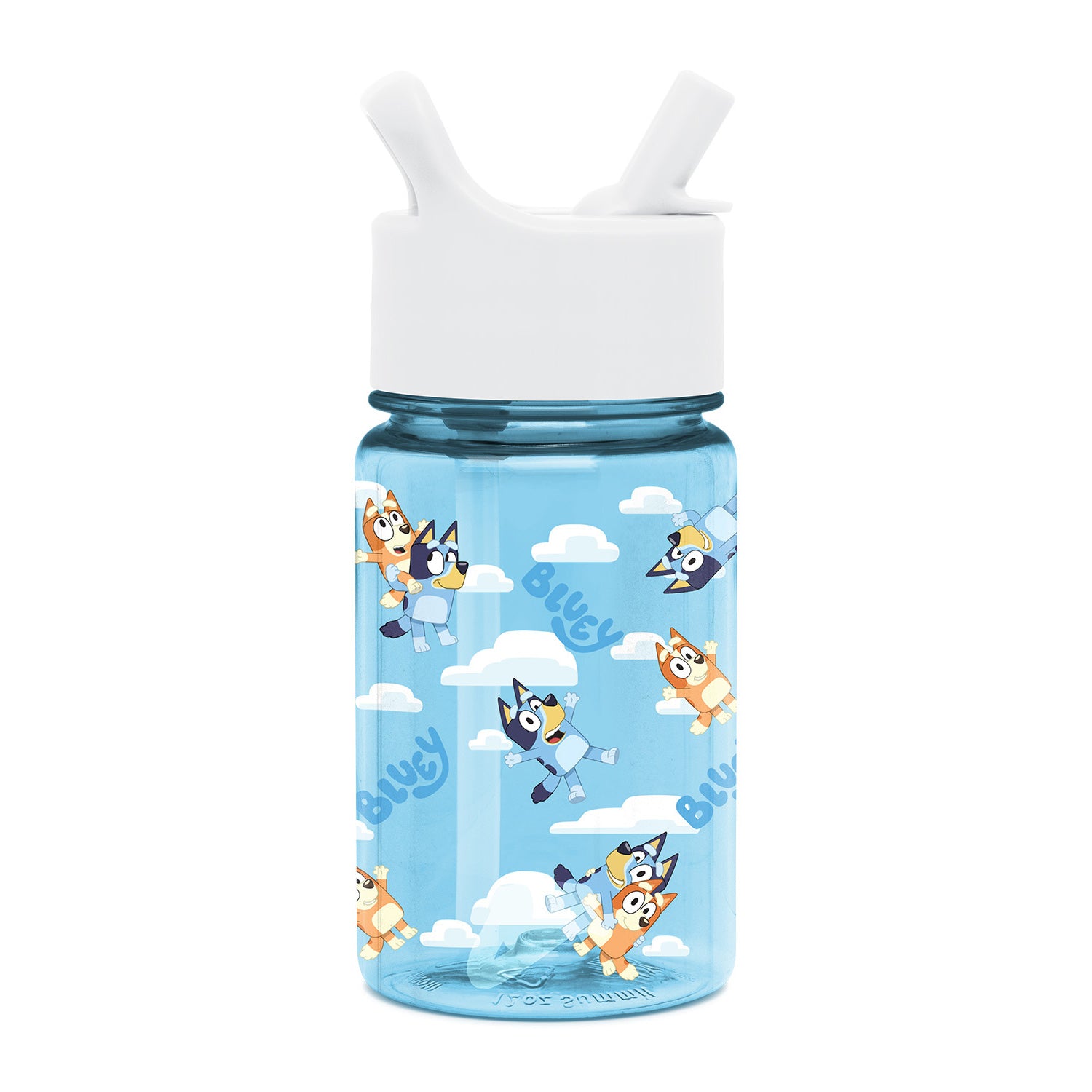 Summit Kids Plastic Water Bottle with Straw Lid - BPA Free Leak Proof Water Bottle for School, Sports & Outdoor Activities - Ideal for Boys & Girls Ages 5-12