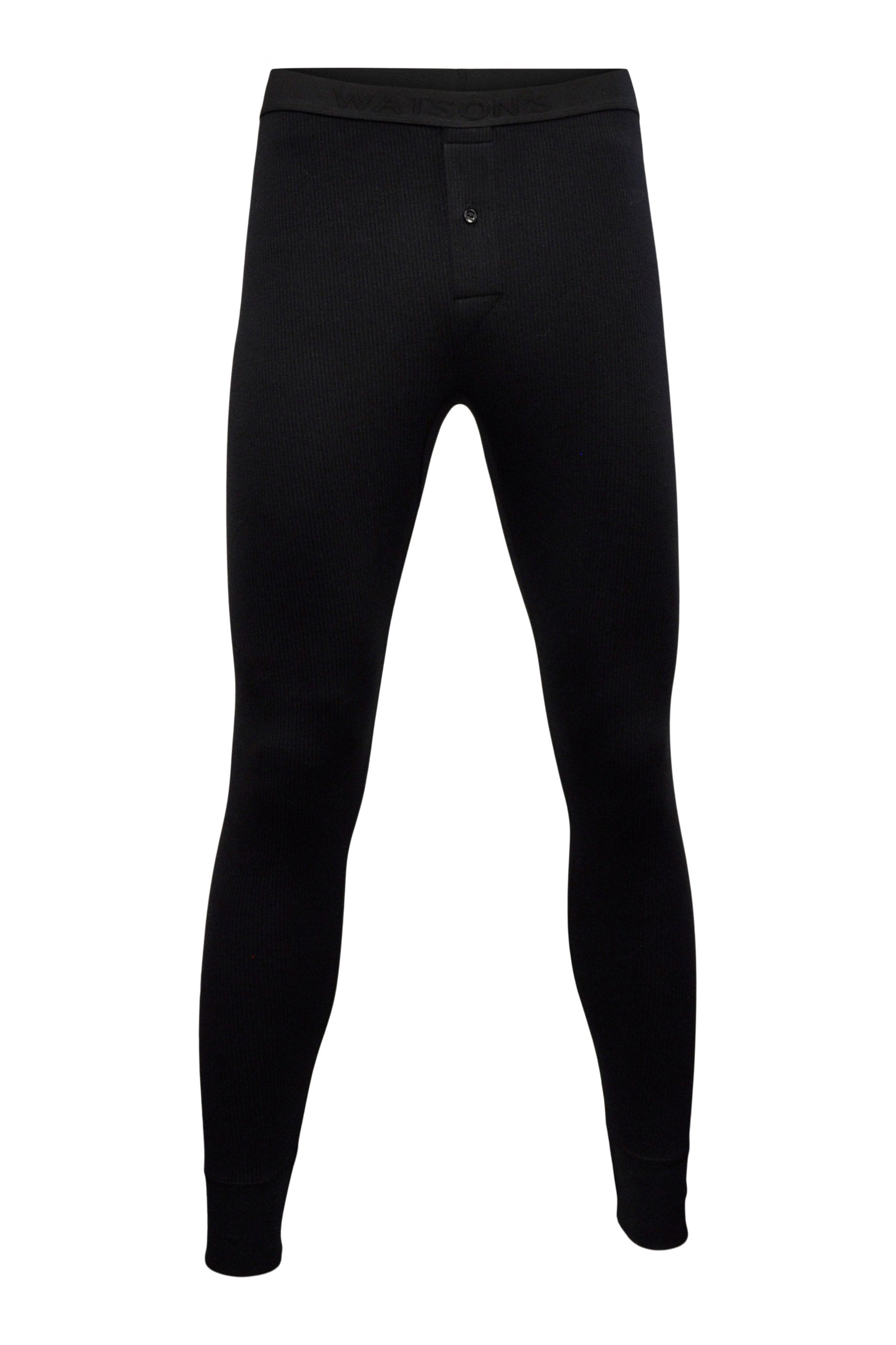 Men's Thermal Long Johns with Button Front - Warm Winter Base Layer for Cold Weather, Outdoor Activities & Layering