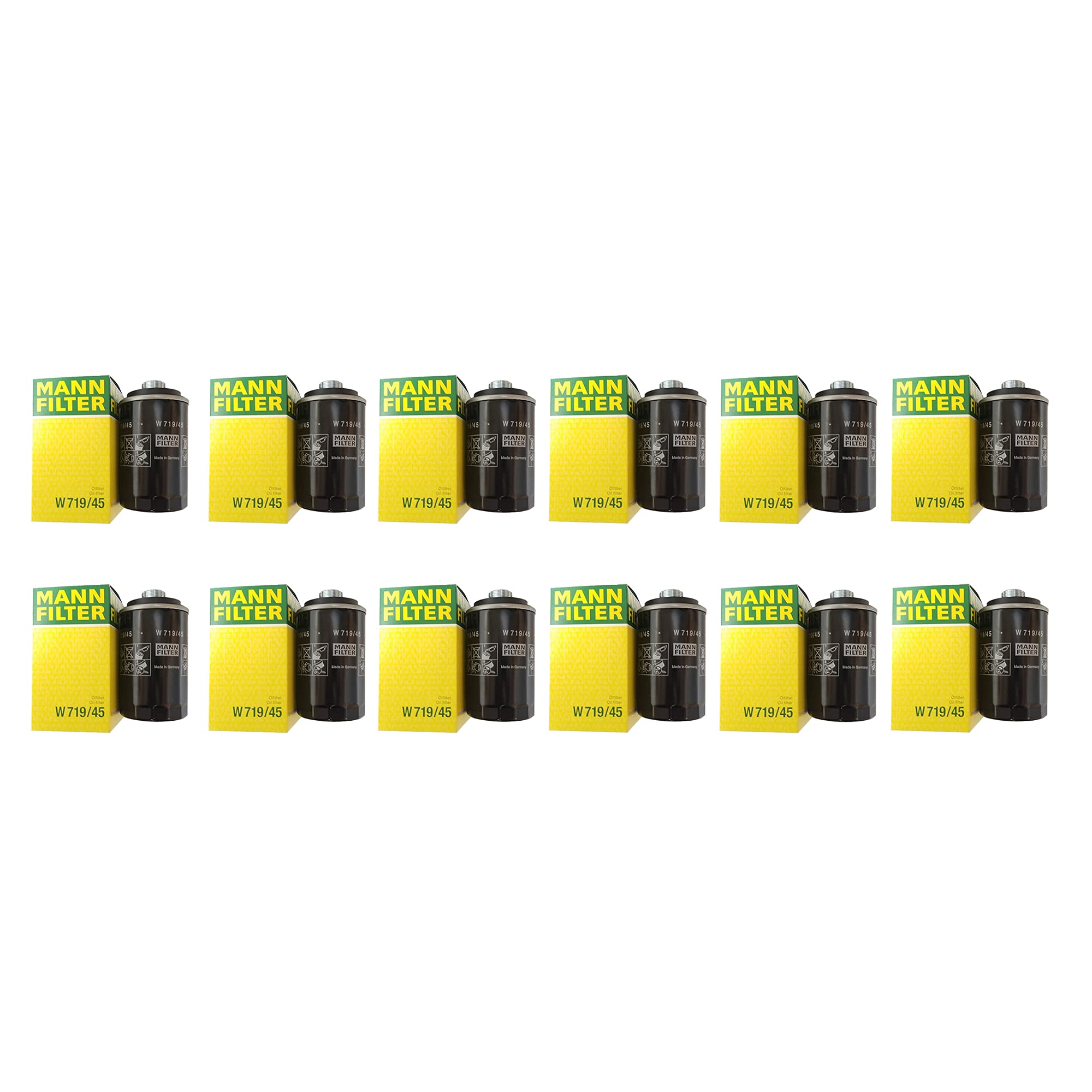 Premium 12-Pack Engine Oil Filters for Audi, VW Jetta, Passat, Tiguan 2.0L Turbo - High Performance Replacement Filters for Smoother Engine Operation & Extended Vehicle Life | Perfect for DIY Oil Changes & Routine Maintenance