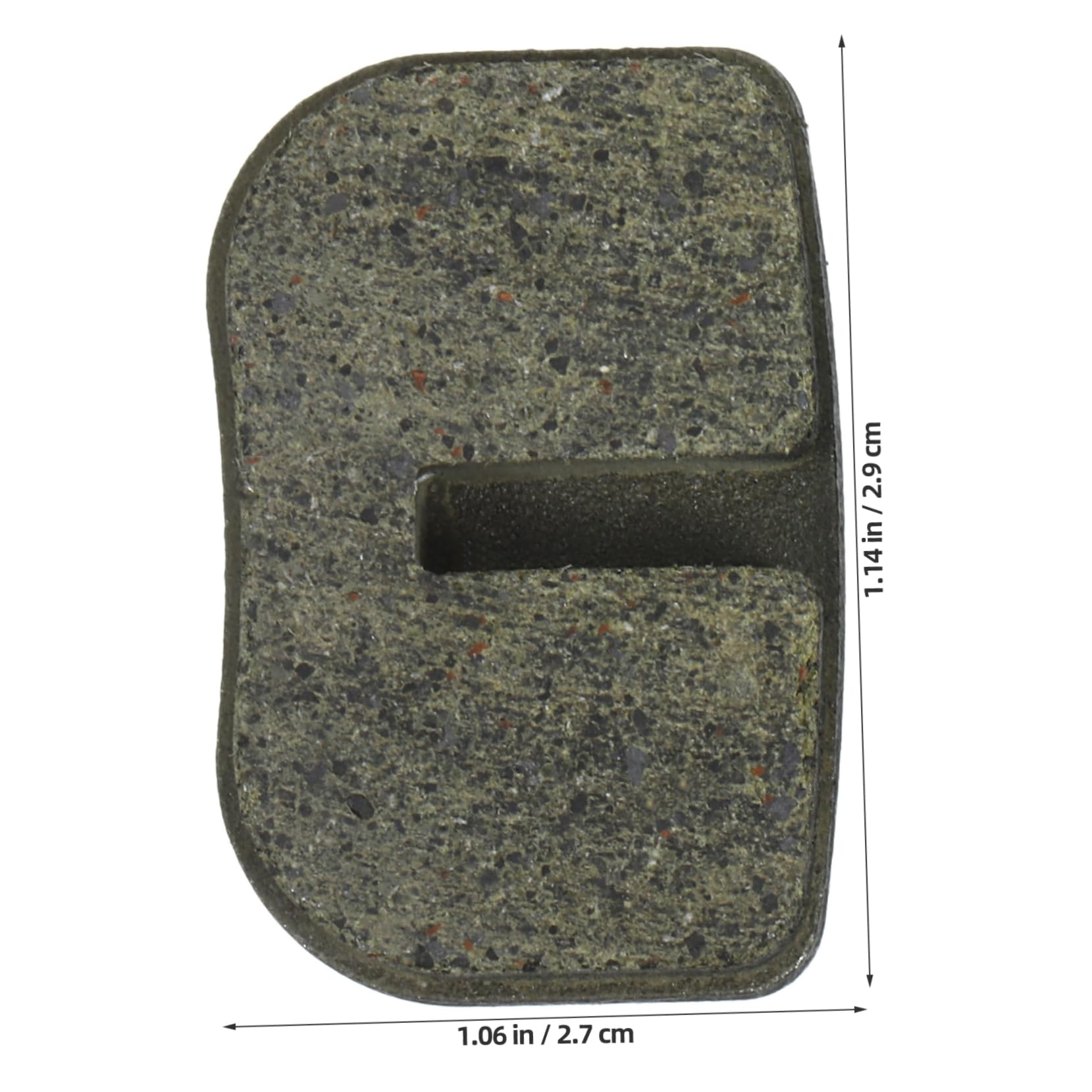 ULTECHNOVO 2-Pack Ebike Brake Pads - Compatible with Bicycles, Mini Motorcycles & Motorized Bikes - High-Performance Disc Brake Pads (Iron Black) - Perfect for Mountain Biking, Commuting & Off-Road Adventures