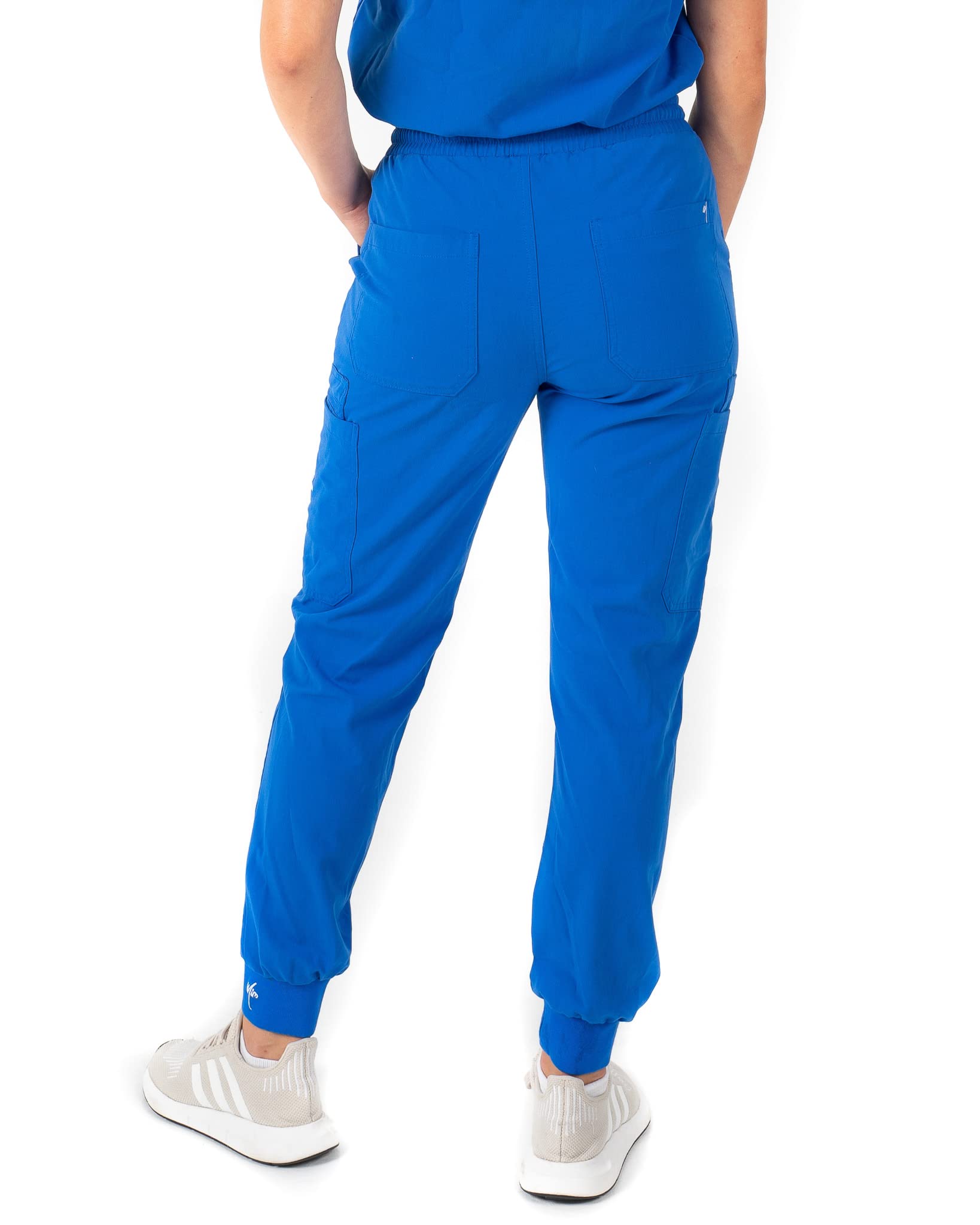 Women's Jogger Scrub Pants - Skinny Leg Medical Pants in Burgundy, Black, Navy & Green | Comfortable Workwear for Nurses & Healthcare Professionals