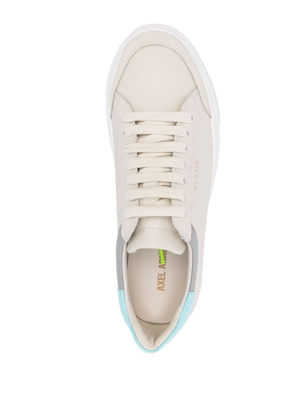Axel Arigato Clean 90 Beige Leather Sneakers - Men's Minimalist Low-Top Casual Shoes for Everyday Wear & Street Style Fashion