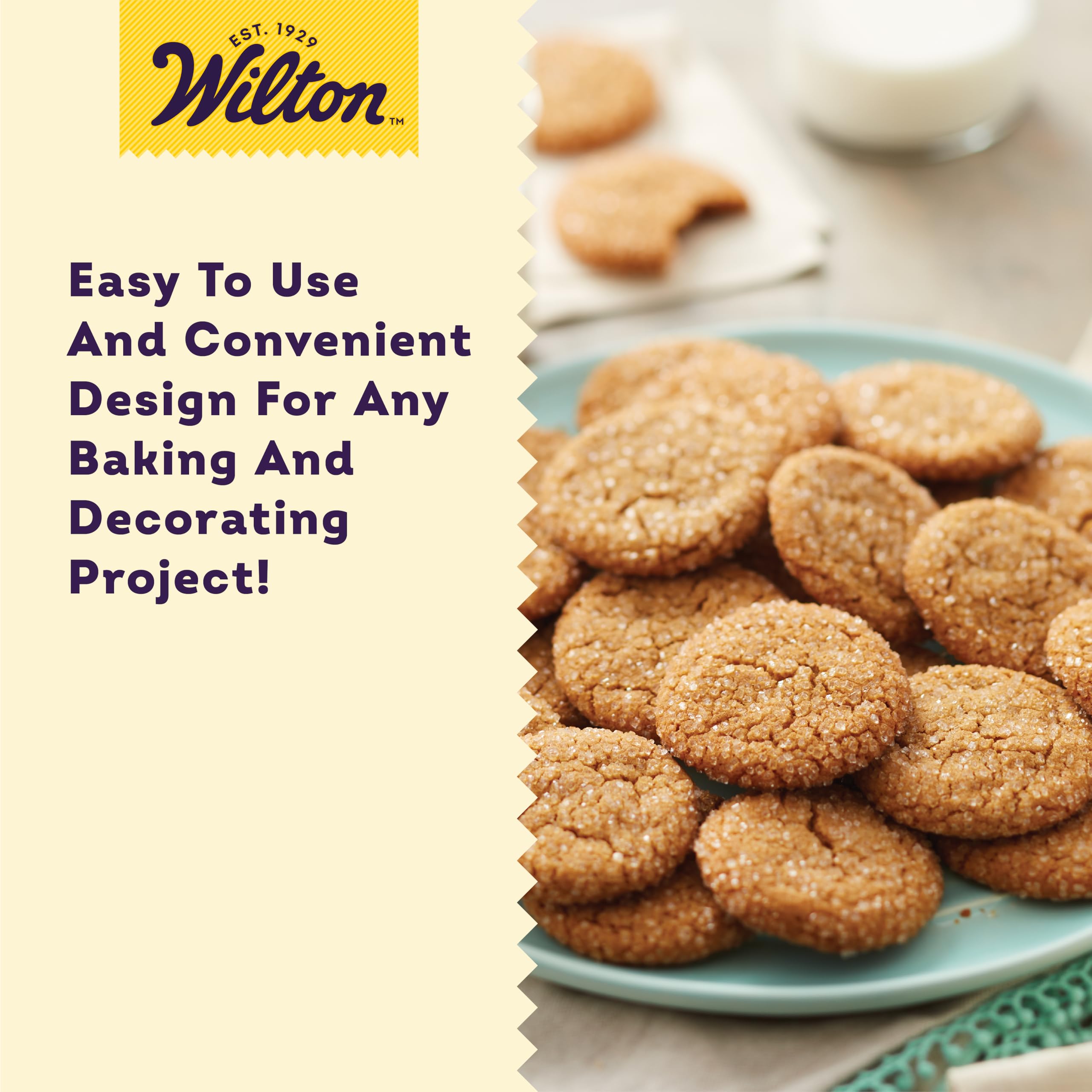 Wilton Perfect Results 3-Tier Non-Stick Steel Cooling Rack for Cookies, Cakes & Baking - Space-Saving Black Wire Rack for Kitchen Countertop & Small Spaces