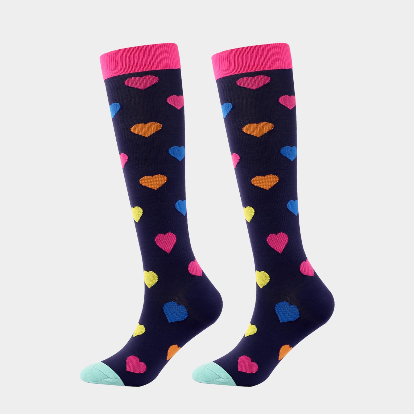Best Sports Compression Socks 20-30mmHg for Running, Cycling & Outdoor Activities – Circulation Support & Muscle Recovery Socks for Athletes & Active Lifestyles