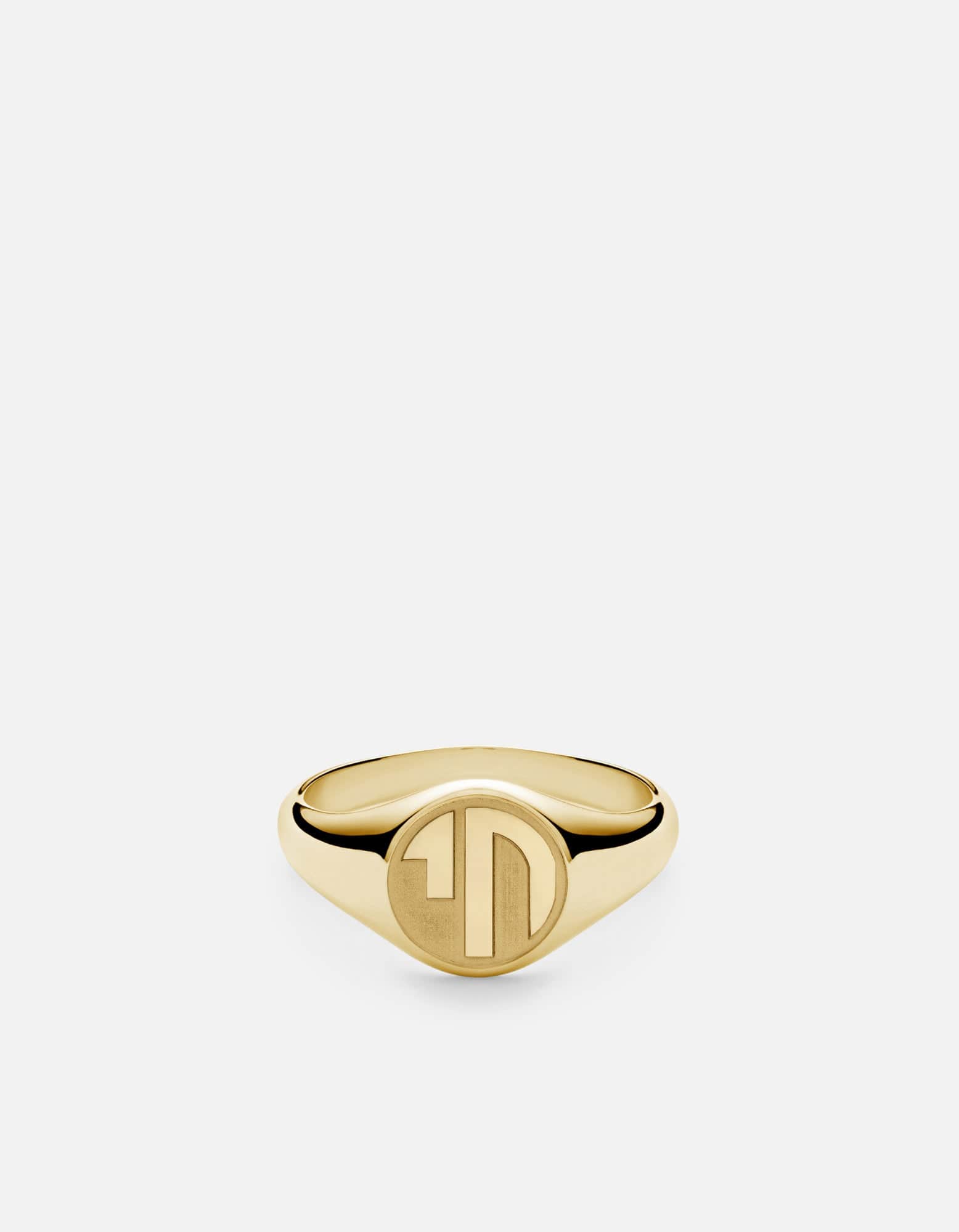 14K Gold Chai Signet Ring - Elegant Jewish Symbol Jewelry for Women - Perfect for Hanukkah, Weddings & Everyday Wear