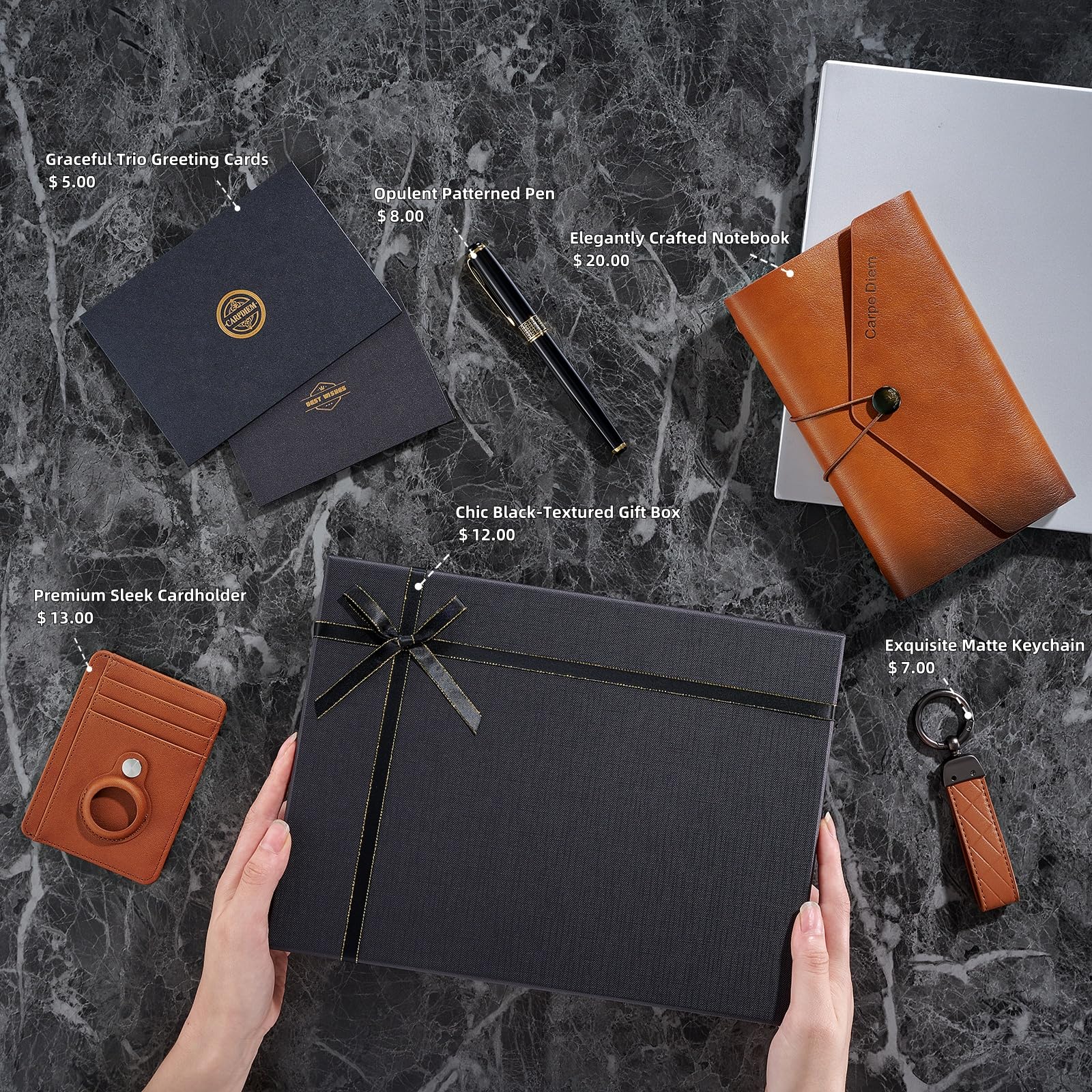 Premium Engraved Pen Set for Men - Elegant Graduation, Teacher's Day & Christmas Gift for Husband, Father, Son - Perfect for Office, Business Meetings & Special Occasions
