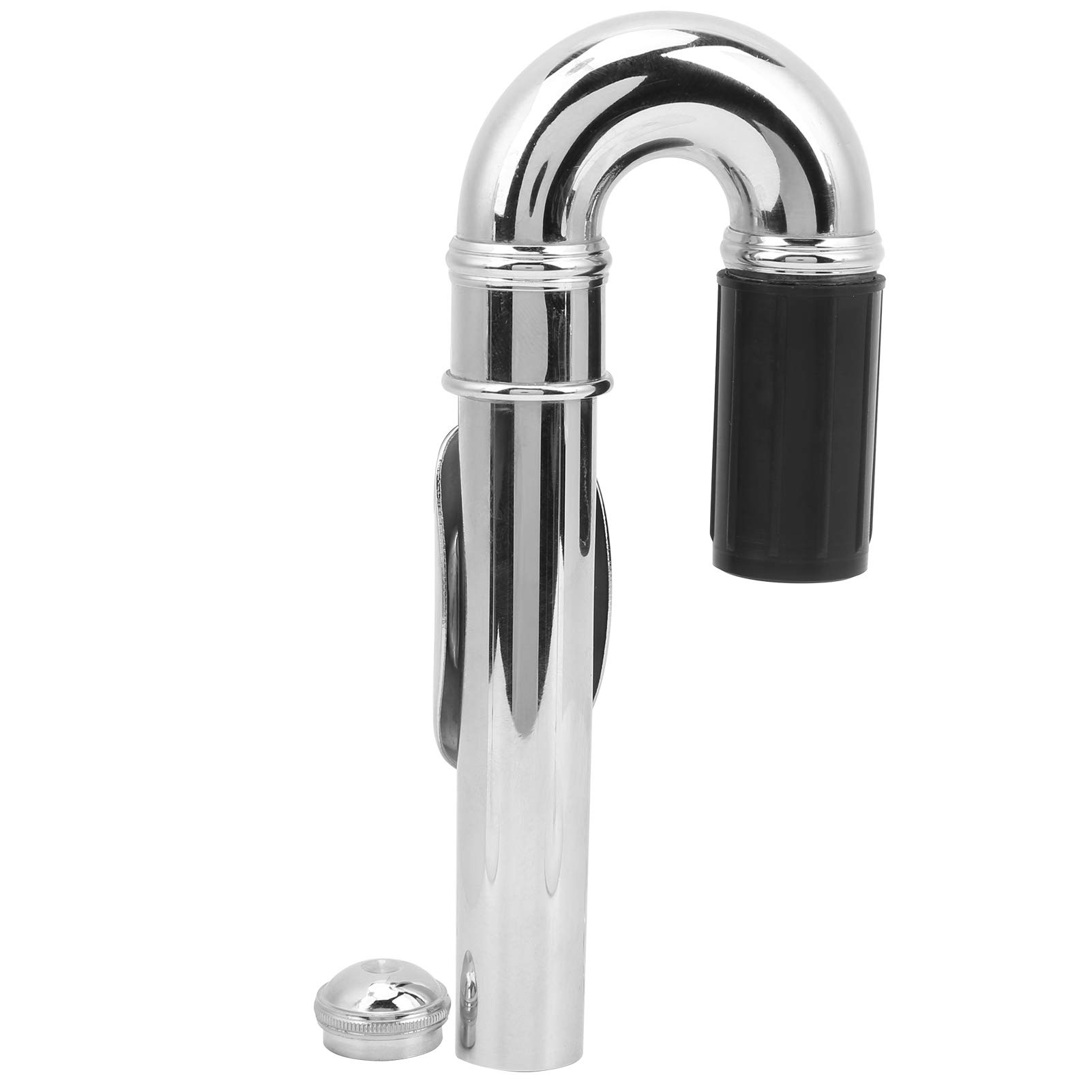 Premium Silver Flute Elbow Mouthpiece - Durable & Elegant Dual-Purpose Accessory for Bb Flutes | Perfect for Music Students, Professionals & Home Practice | Great Gift for Music Lovers