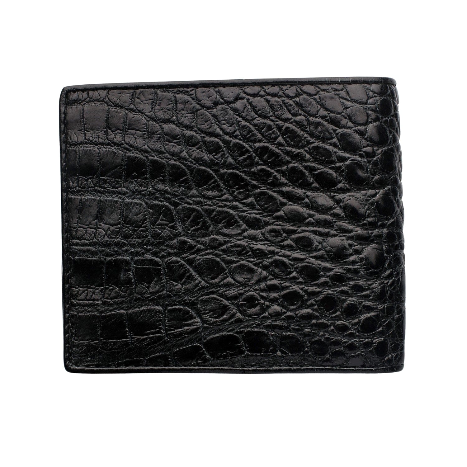 Premium Black Crocodile Leather Men's Wallet - RFID Blocking Bifold Wallet with Money Clip - Perfect Gift for Dad, Husband, Boyfriend (Business, Travel, Everyday Use)