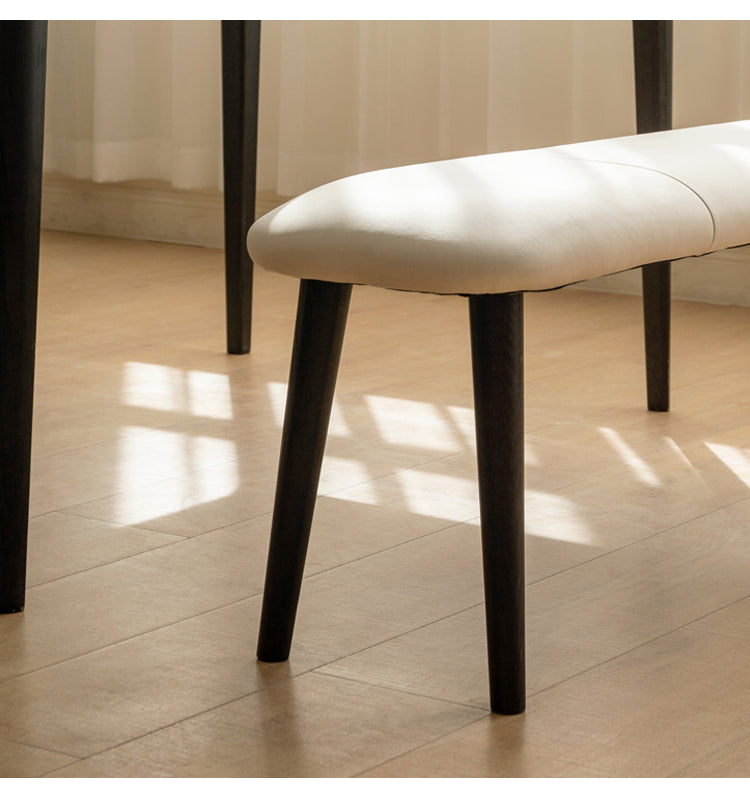 Solid Oak Wood Storage Bench with Upholstered Seat - Perfect for Entryway, Bedroom, or Living Room Organization