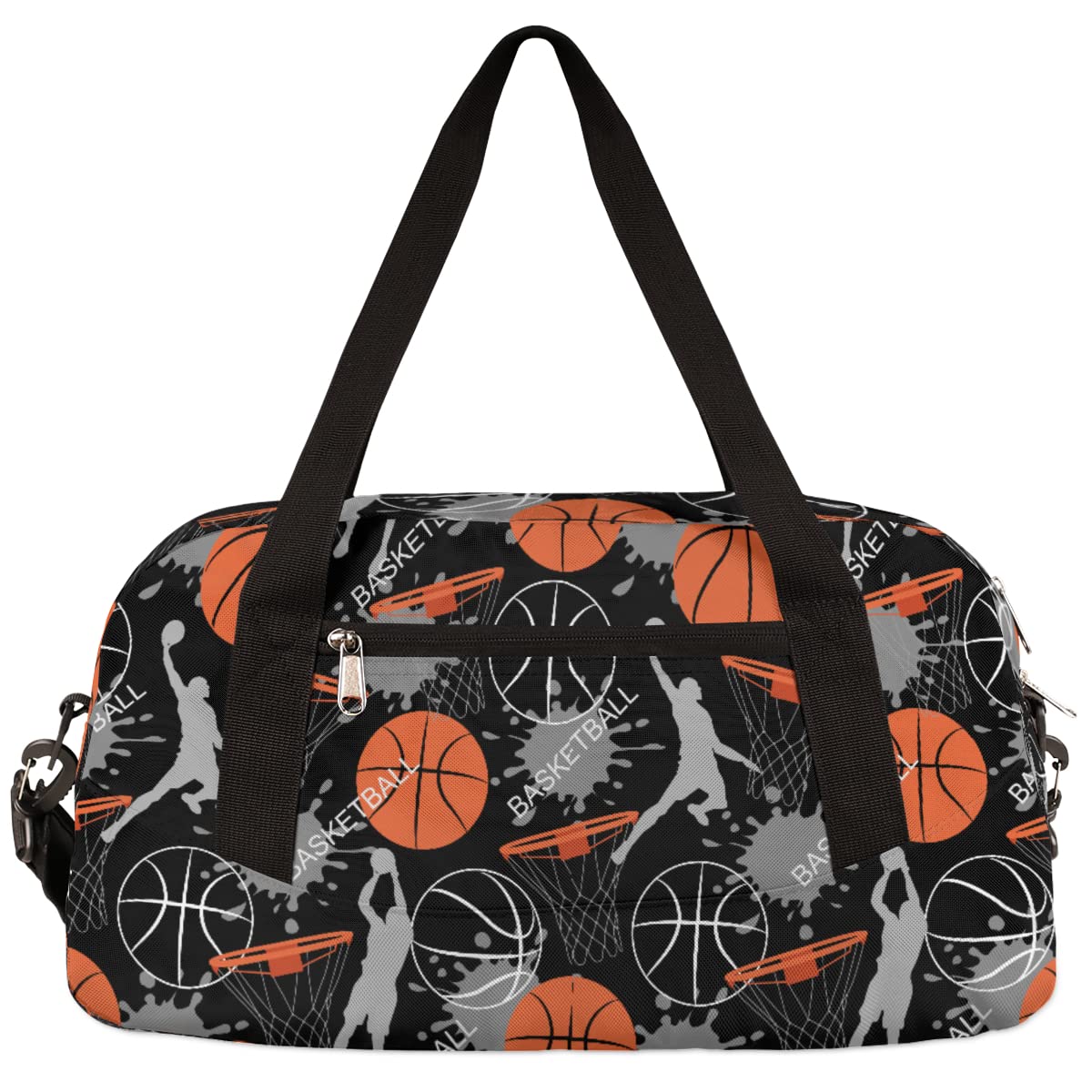 **Sporty Kids Basketball Duffle Bag for Boys & Girls - Gym, Dance, Travel & Overnight Sports Bag - Perfect for School, Team Practice & Weekend Getaways**