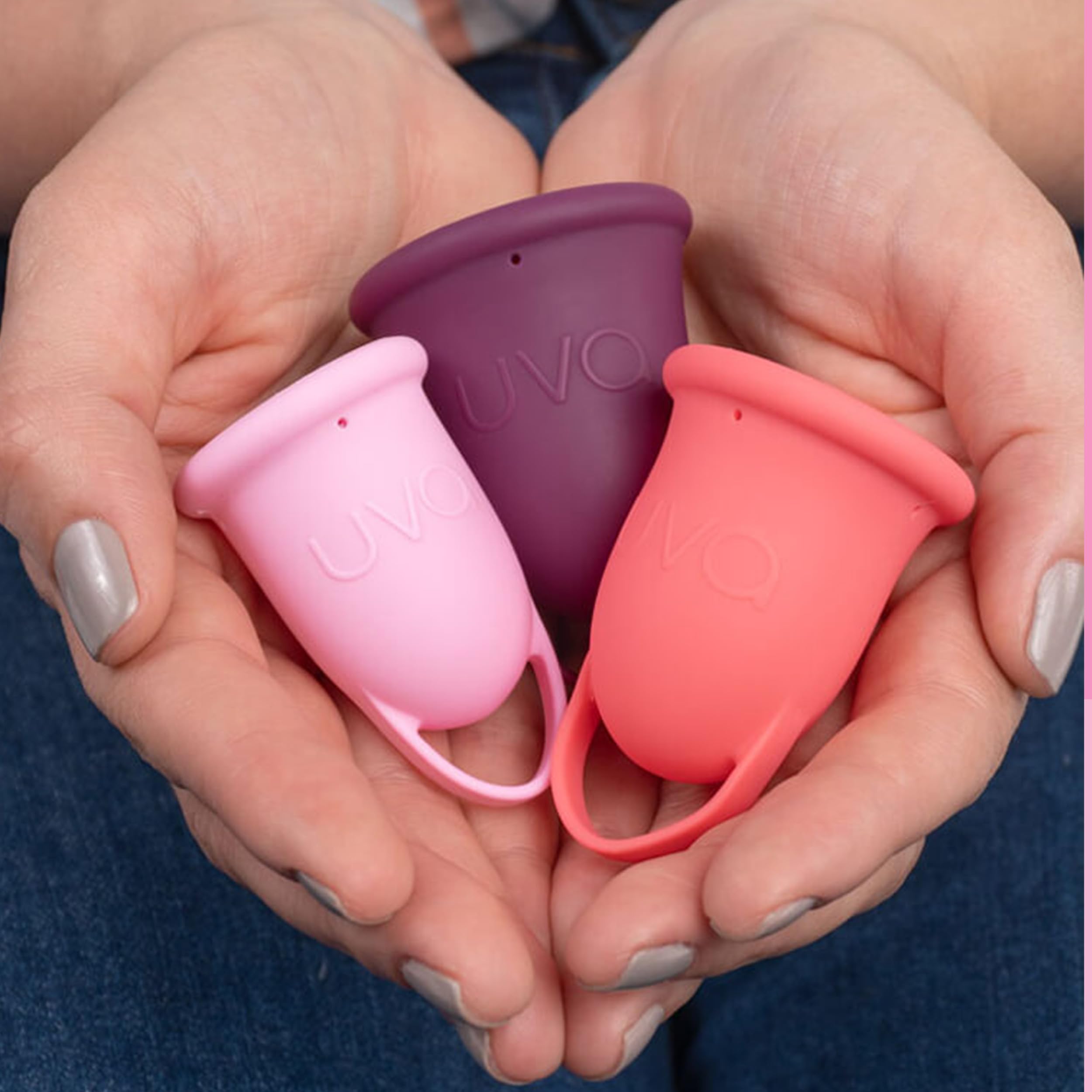 UVA 2 Reusable Menstrual Cup Kit - Size A for Moderate Flow - 10-Year Durable & Leak-Proof Medical Grade Silicone - Medium Period Cup with Sterilizer & Travel Pouch - Ideal for Active Lifestyles, Travel, Gym & Eco-Friendly Period Care