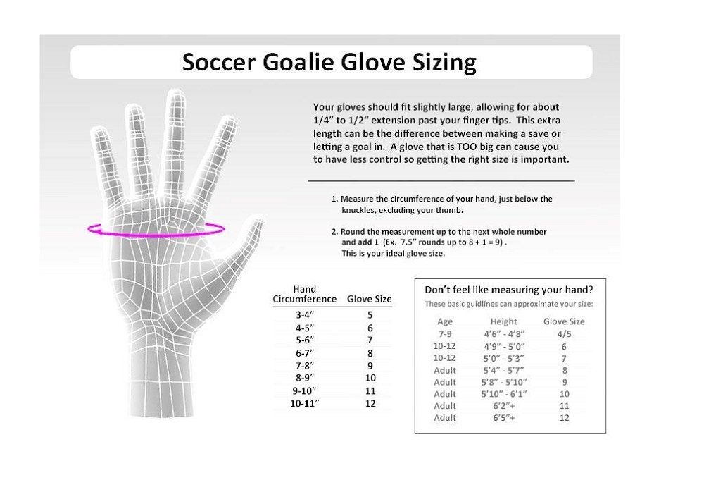 Select Sport America 44 Multi Goalkeeper Gloves - Professional Soccer Goalkeeper Gloves for Training & Matches - Perfect for Youth & Adult Players on Field or Practice