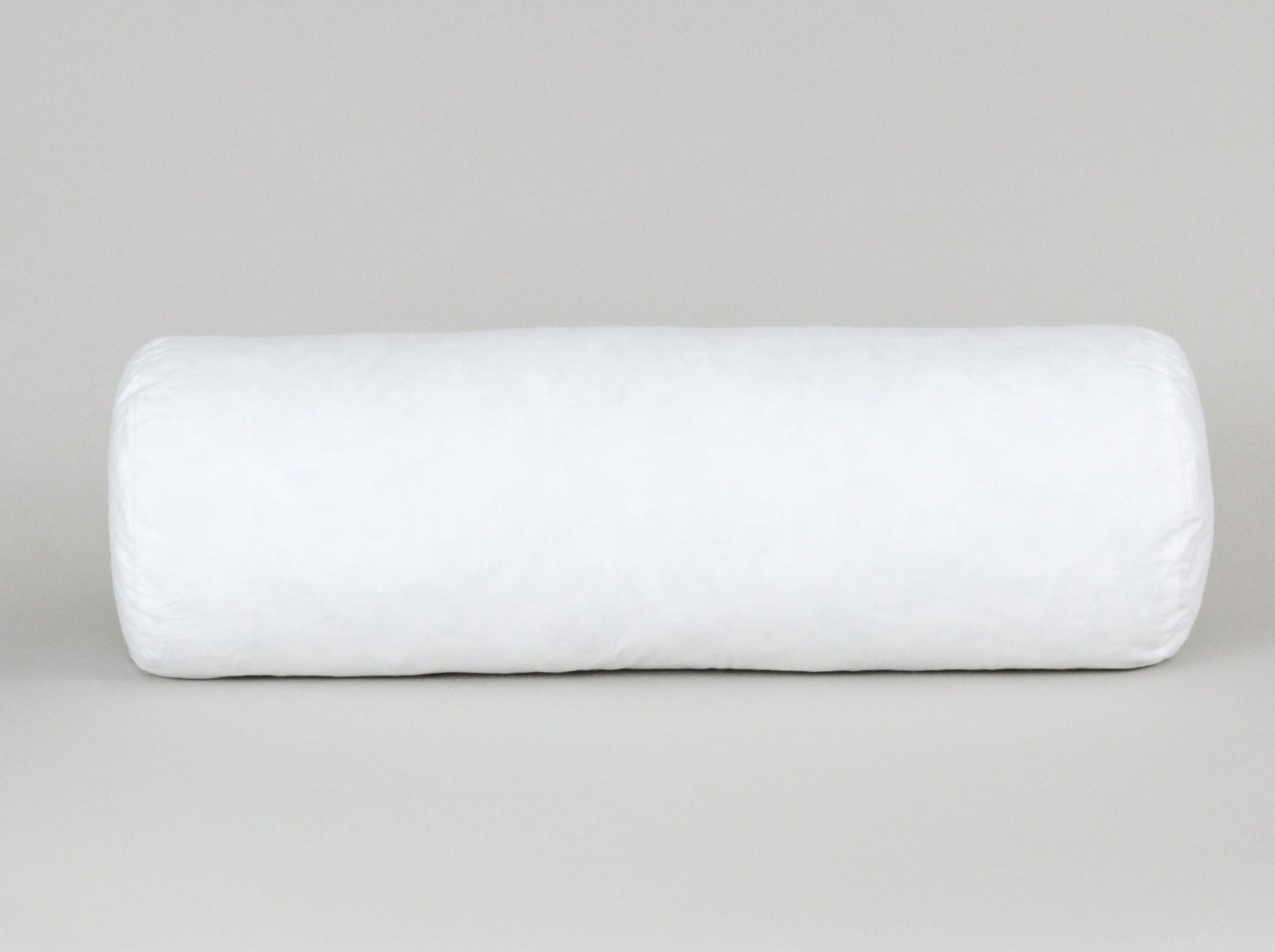 Premium Down & Feather Bolster Pillow Insert - Hypoallergenic & Supportive Bedding for Side Sleepers, Sofa, and Reading Nook Comfort