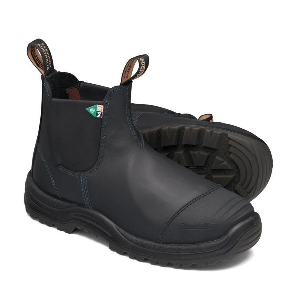 Blundstone 165 Unisex Ute Slip-On Steel Toe Work Safety Boot with Met Guard - OSHA Compliant for Construction, Warehouse & Industrial Work