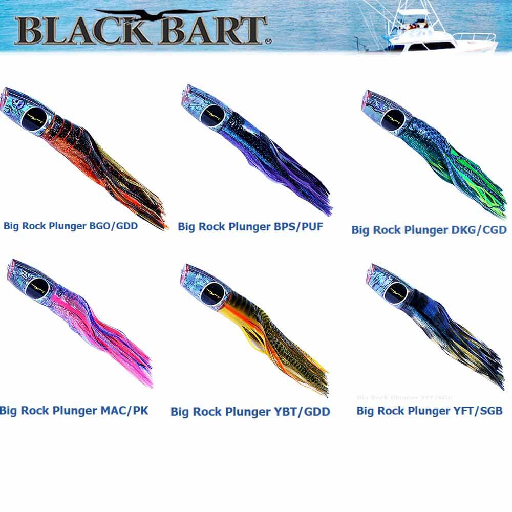 Black Bart Big Rock Plunger Trolling Fishing Lure - Saltwater & Freshwater Bass Fishing Lure for Offshore & Inshore Angling