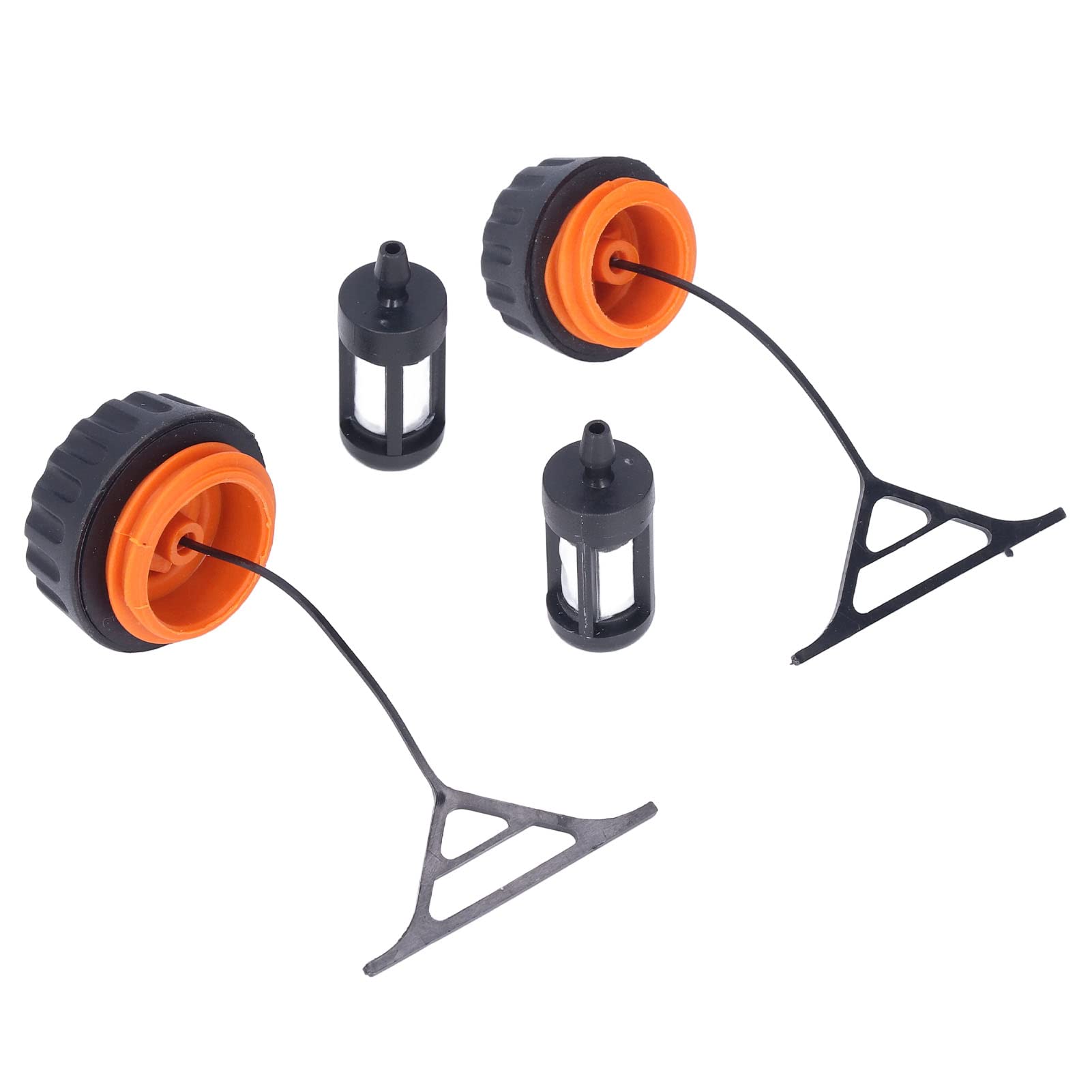 **Demeras Universal Gas Tank Oil Lids Kit (0000 350 0520 & 0000 350 0510) – Durable Plastic Fuel Cap Replacement for STIHL 034S & 048 Chainsaws – Perfect for Outdoor Cutting & Forestry Maintenance**