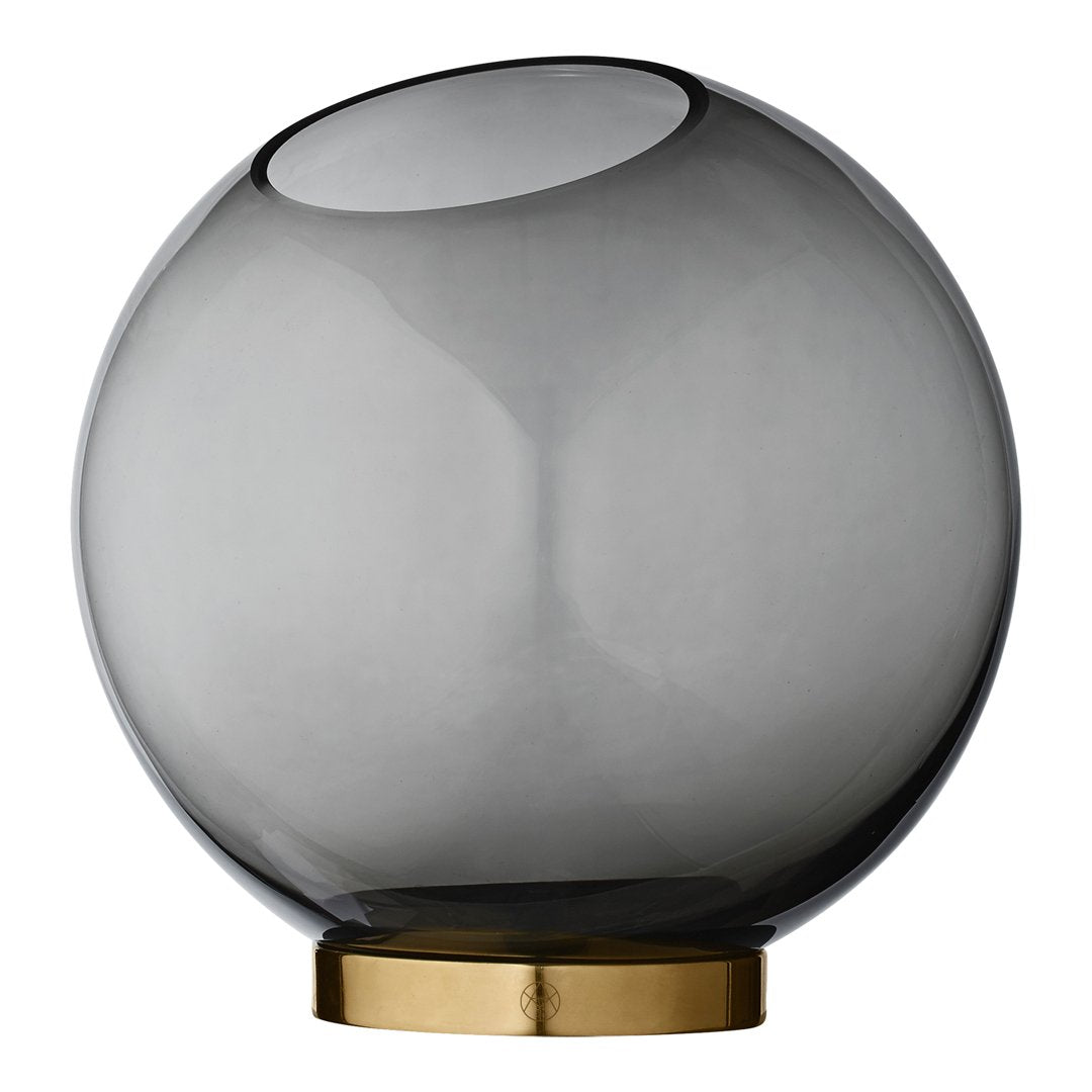 Globe Vase with Stand - Set of 4 - Decorative Glass Vase for Home, Office, Wedding Centerpiece, and Gift Giving