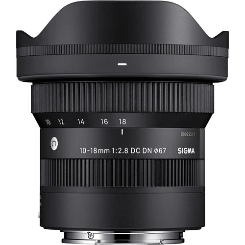 Sigma 10-18mm F2.8 DC DN Contemporary Lens for Sony E Mount - Ultra Wide Angle APS-C Mirrorless Camera Lens for Landscape, Architecture & Vlogging