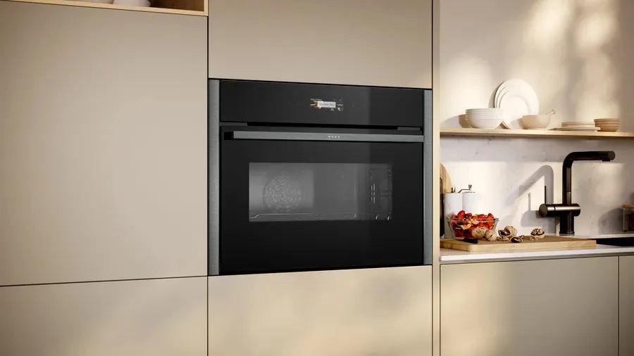 **Neff 45cm Built-In Combi Microwave Oven N70 C24MR21G0B – Perfect for Modern Kitchens & Small Spaces**
