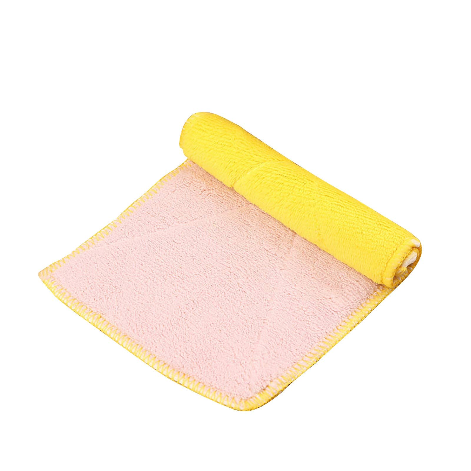 Premium Velvet Dish Cloth - Nonstick Kitchen Towels for Hand Washing & Drying | French Grain Sack Design | Oil-Resistant Hanging Towels for Dishes, Countertops & Stove Cleaning