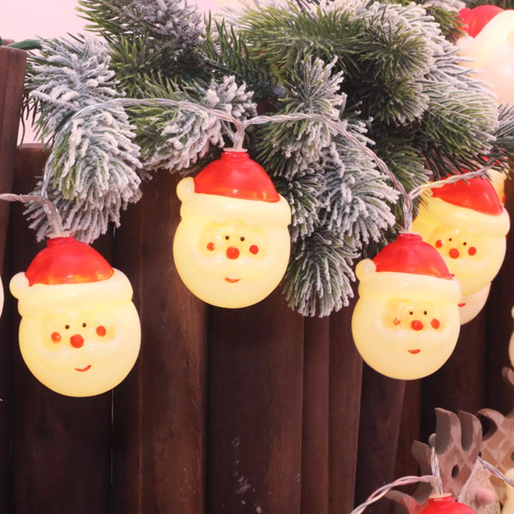 Takefuns Christmas Snowman String Lights - Warm White Vintage Bulbs for Holiday Decorations | Indoor & Outdoor Use for Home, Wedding, Party, Tree & Window Decor