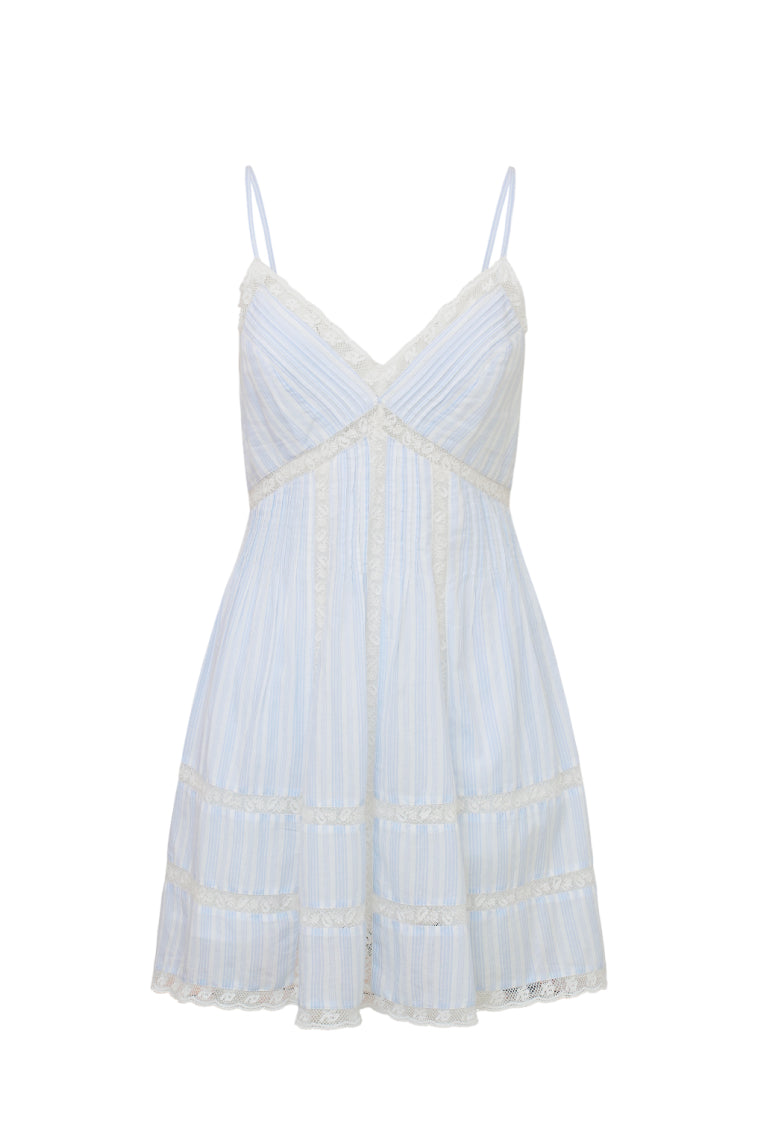 Vintage Voyage Women's Cotton Striped Dress - Casual Summer Sundress for Beach, Vacation & Everyday Wear