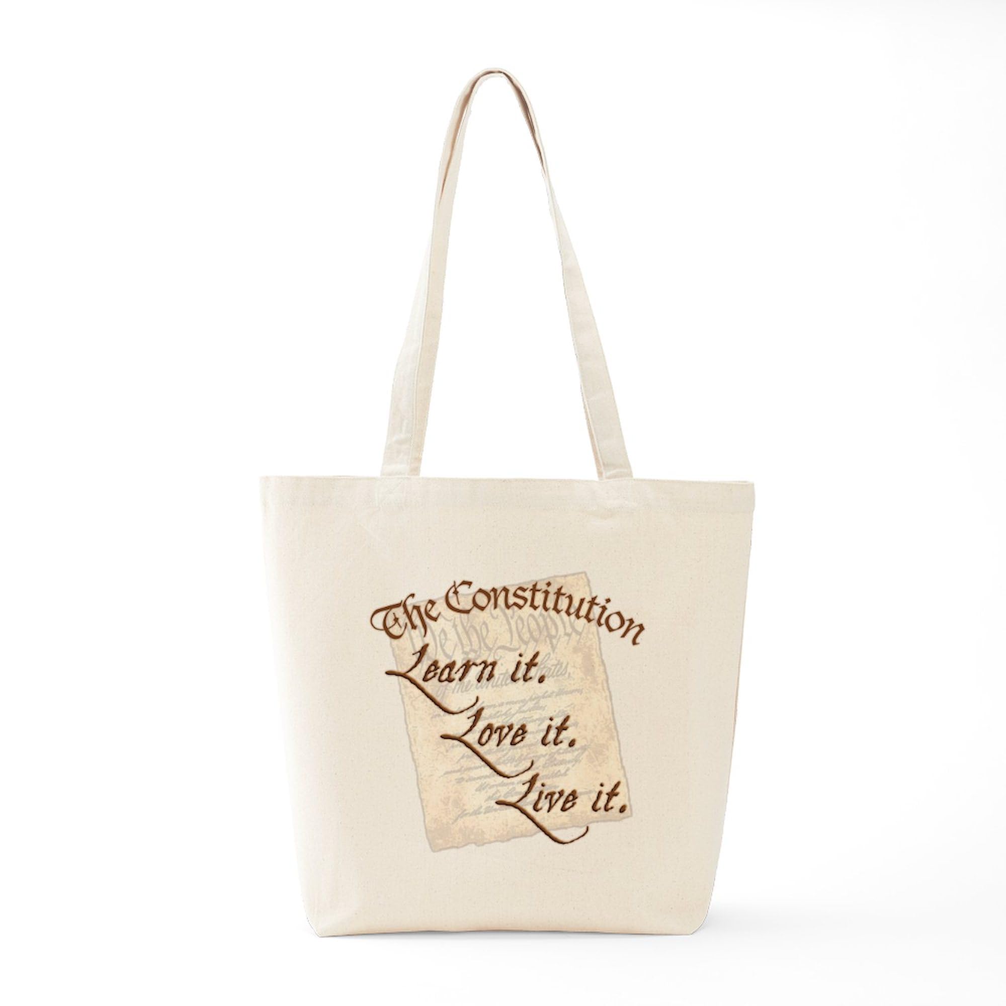 Conservatives Unite! Natural Canvas Tote Bag - Reusable Eco-Friendly Shopping Bag for Groceries, Beach & Daily Use | CafePress