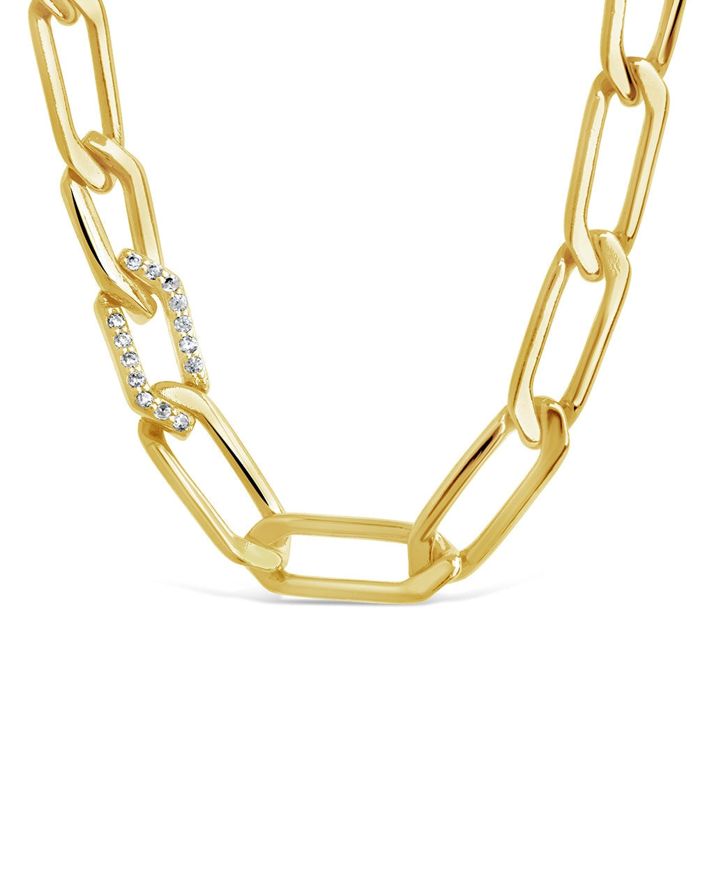 Elegant CZ Chain Necklace for Women - Sparkling Cubic Zirconia Pendant Jewelry - Perfect for Parties, Weddings & Everyday Wear
