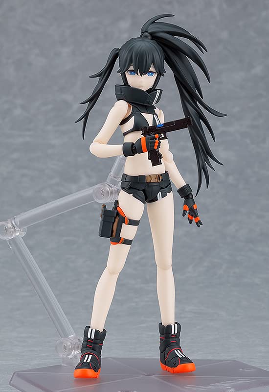 Black Rock Shooter: Dawn Fall Empress Figma Action Figure - Anime Collectible Model for Display & Cosplay - Perfect for Fans, Gift Giving & Shelf Decoration