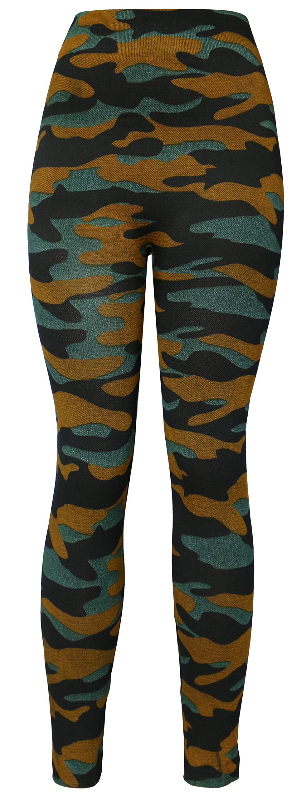 KMystic Women's Denim Print Faux Jeans Leggings - Stretchy Jeggings for Casual Wear, Workout & Everyday Comfort