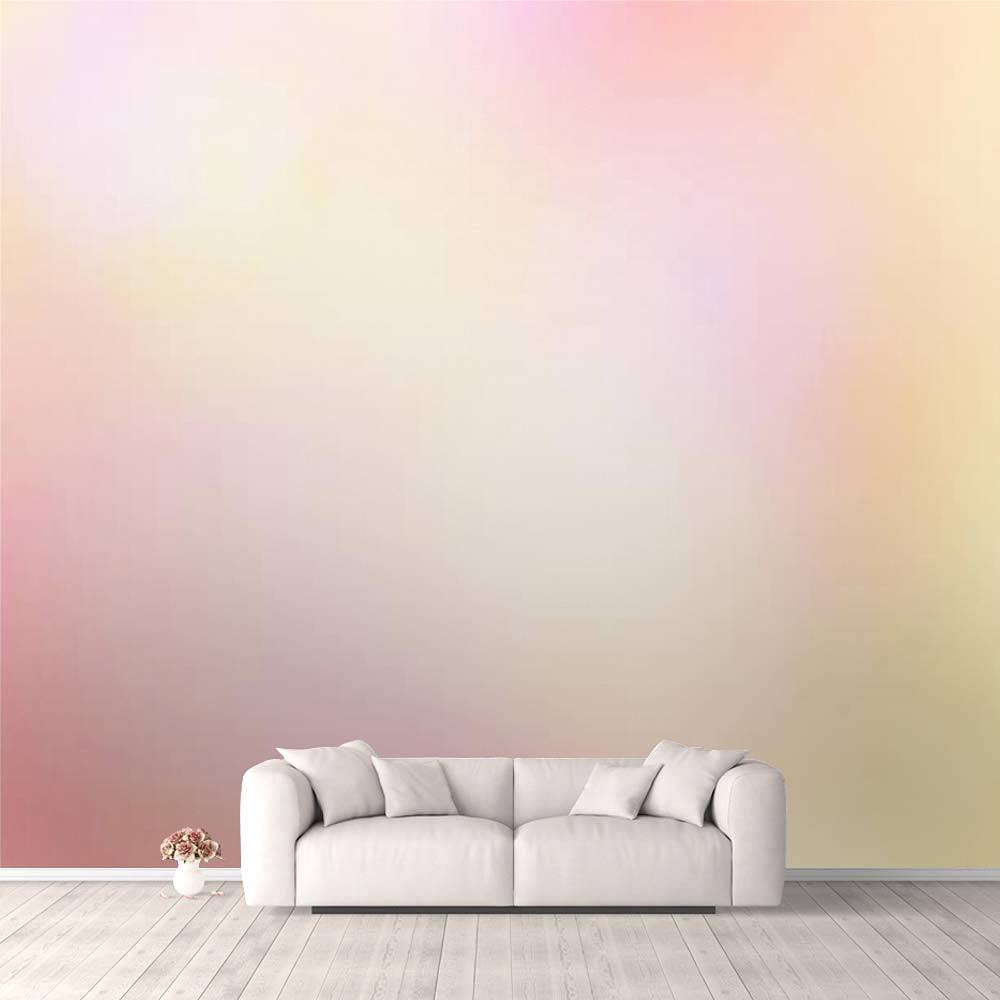 3D Self-Adhesive Wallpaper - Pink Pastel Halftone Blurred Design for Bedroom, Living Room & Dorm Decor | Easy Peel & Stick Wall Mural for Walls, Ceiling & Wardrobe | Creates Serene & Modern Atmosphere