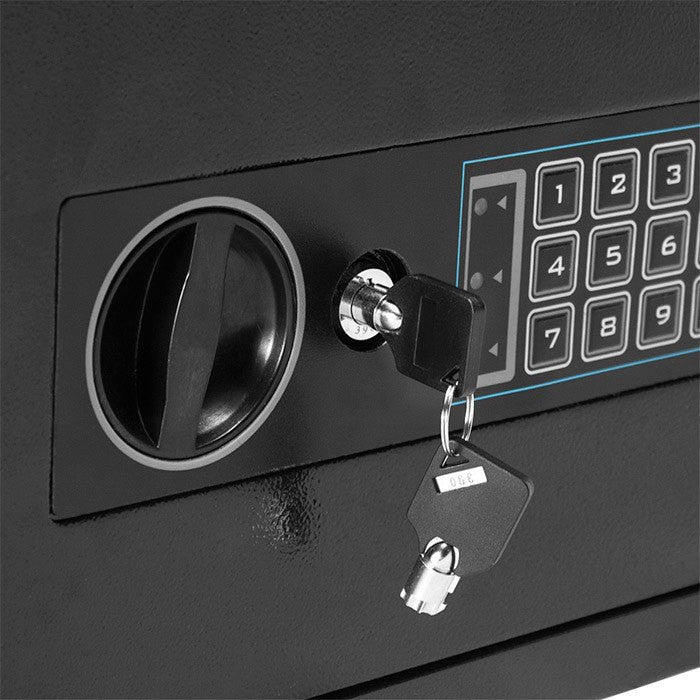 Barska AX11934 Compact Keypad Depository Safe - Secure Cash, Jewelry & Documents - Ideal for Home, Office & Retail Use