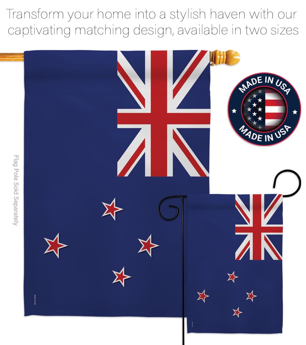 New Zealand Garden Flag 13x18.5