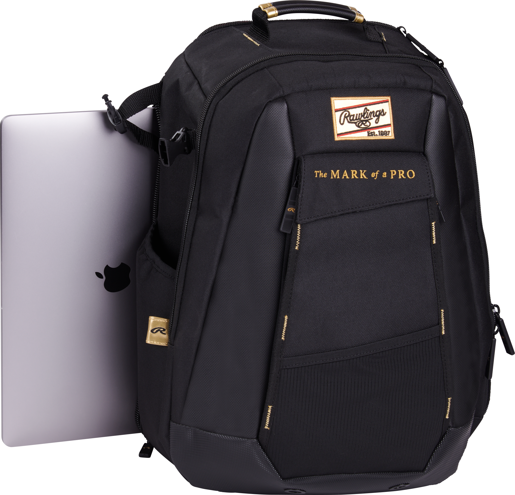 Rawlings Gold Collection Players Backpack - Durable Baseball & Sports Backpack for Athletes & Coaches - Perfect for Training, Games & Travel