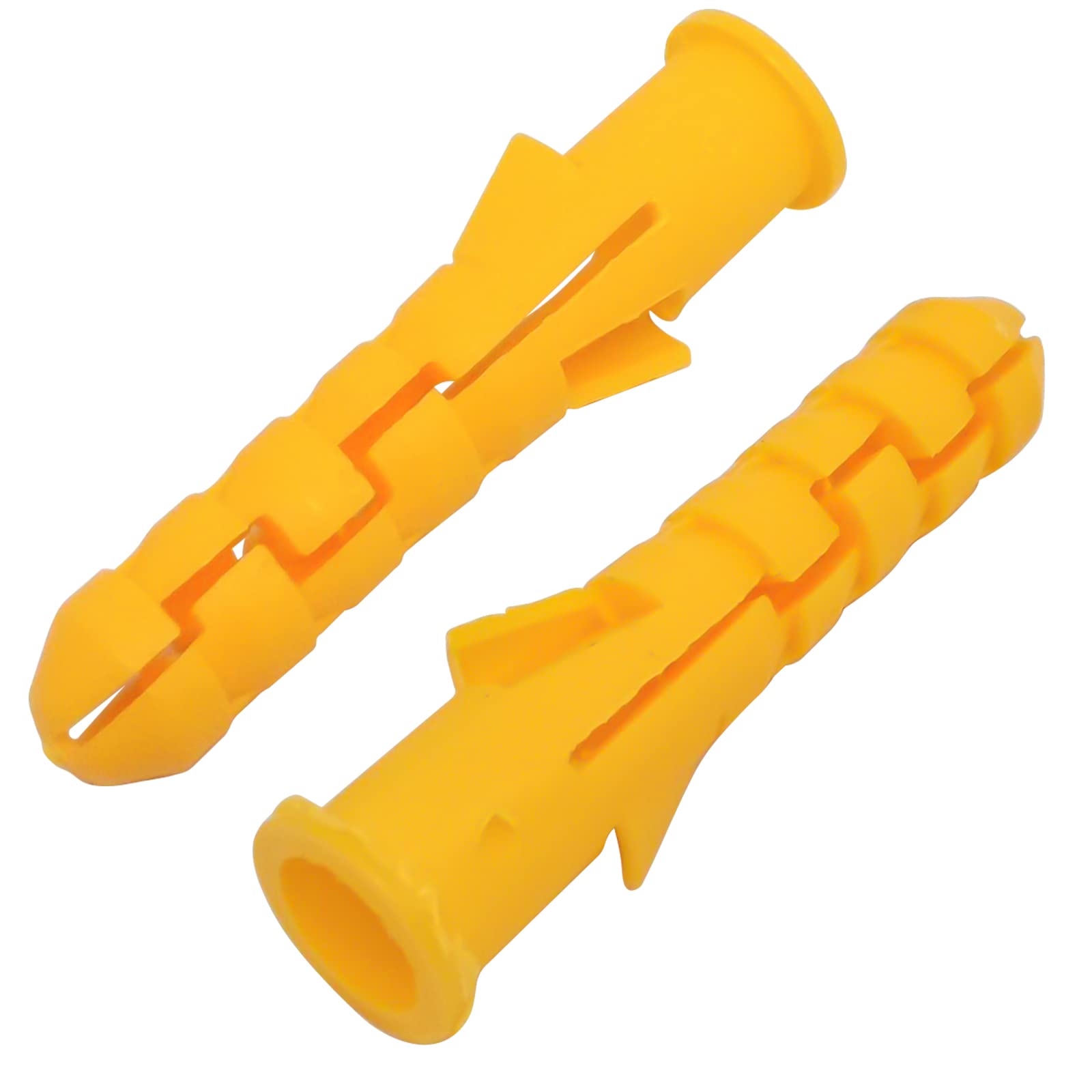 100pcs Self-Drilling Drywall Anchors - Heavy Duty Plastic Wall Plugs for Hollow Walls (M10x50mm) - Perfect for Hanging Pictures, Shelves & Home Decor