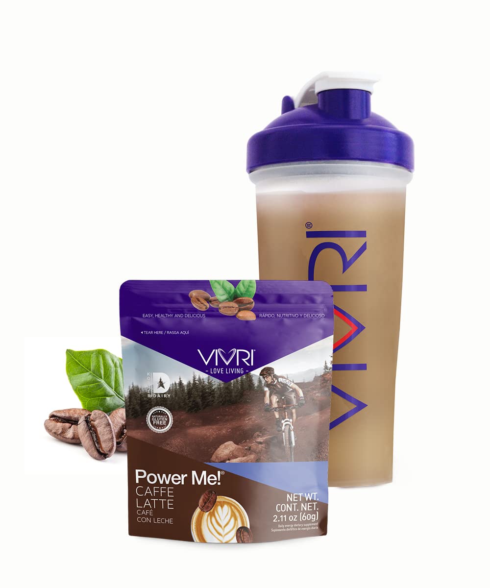 VIVRI 10-Day Weight Loss Challenge Kit - Cookies & Cream Protein Powder, Caffe Latte Energy Drink, Vitamin B Complex & Pineapple Orange Detox Cleanse - Meal Replacement Shakes for Workout Recovery & Energy Boost