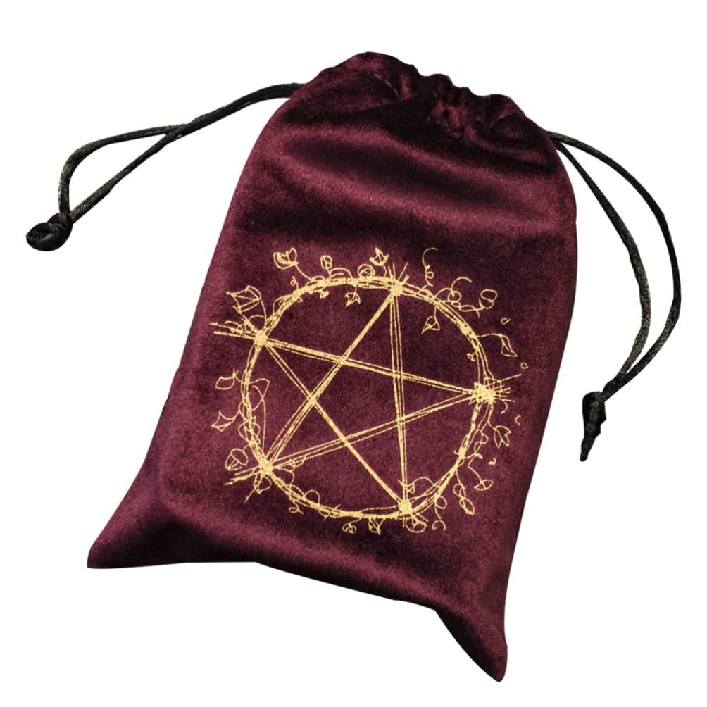 Cabilock Tarot Storage Bag - Pentacle Pouch for Jewelry & Beads | Organize Small Items & Board Games