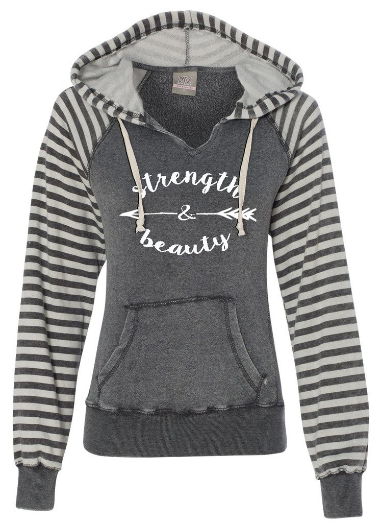 SoRock Women's Pullover Hoodie - Soft Fleece Sweatshirt with Graphite Design for Strength & Beauty | Perfect for Gym, Yoga, Running & Casual Wear