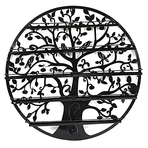 5-Tier Black Metal Nail Polish Organizer Rack - Professional Manicure Display Stand for Salon, Nail Art Shop & Home Storage - Durable Nail Polish Holder for Efficient Organization & Stylish Decor