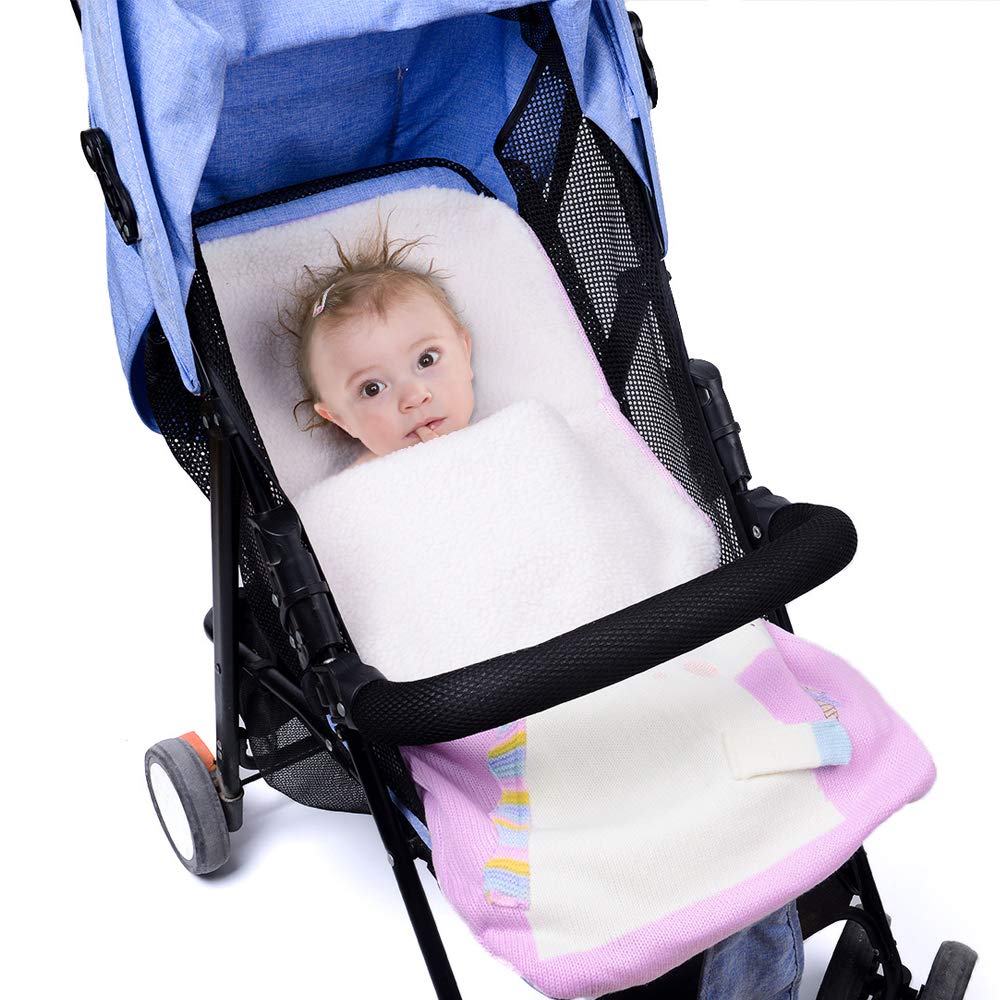 YEKEYI Unisex Baby Sleeping Bag - Soft Newborn Swaddle Wrap Blanket & Sleep Sack for 0-12 Months - Perfect for Stroller, Crib & Nursery (Blue) | Cozy & Safe for Nighttime & Naptime