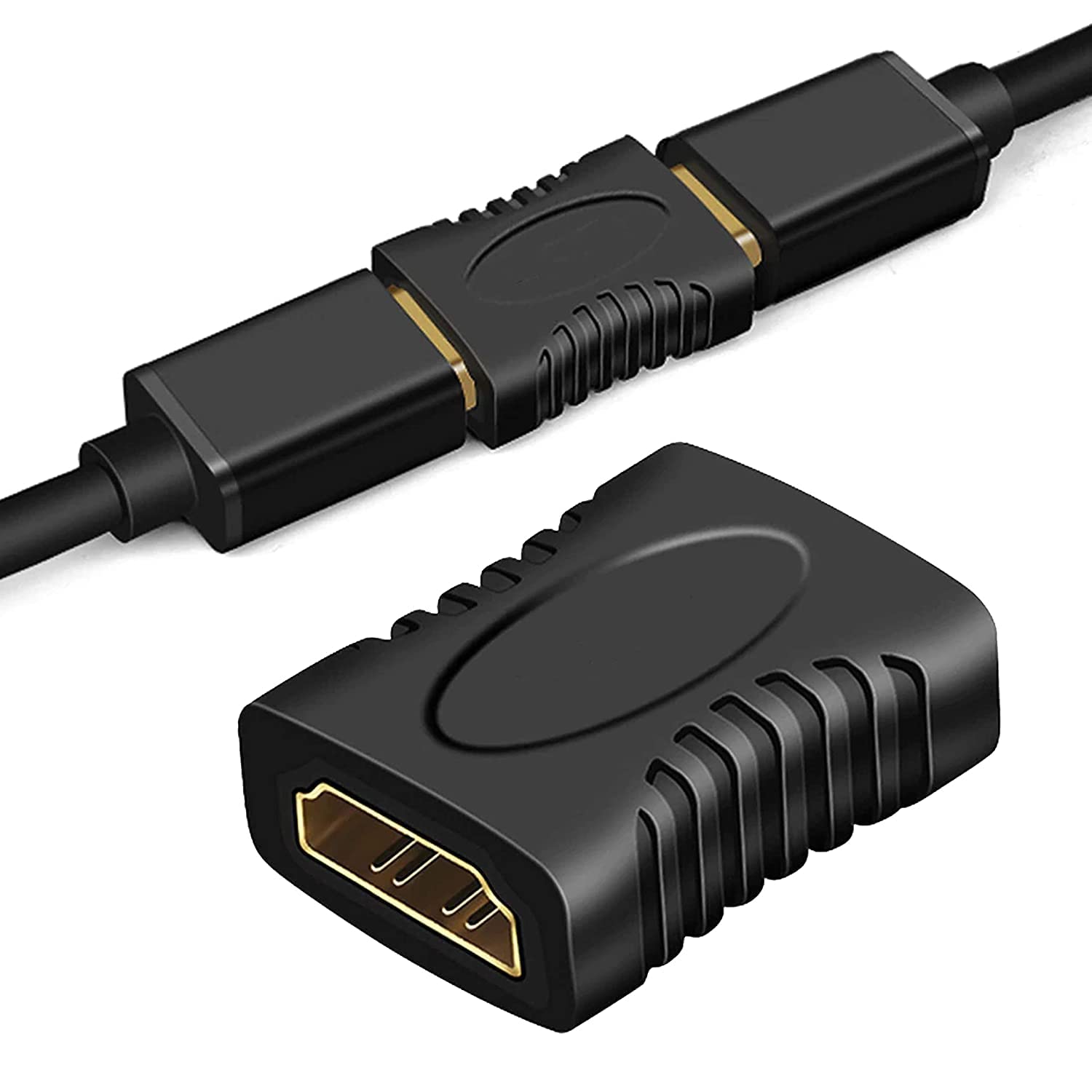 Premium HDMI Female to Female Coupler Adapter - 5 Pack for Seamless HDTV, Laptop, Projector & Gaming Console Connections - Ideal for Home Theater, Office Presentations & Multi-Screen Setups