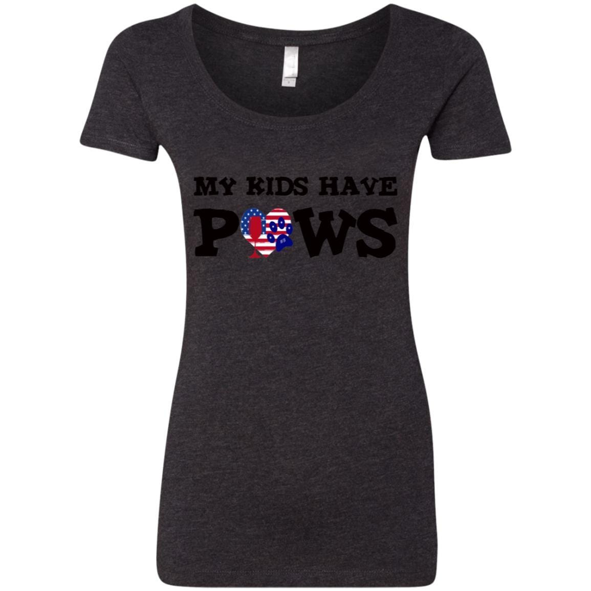 WineyBitches.Co Women's Tri-Blend Scoop Neck T-Shirt - Soft & Comfortable Casual Tee for Everyday Wear, Lounge, and Outings