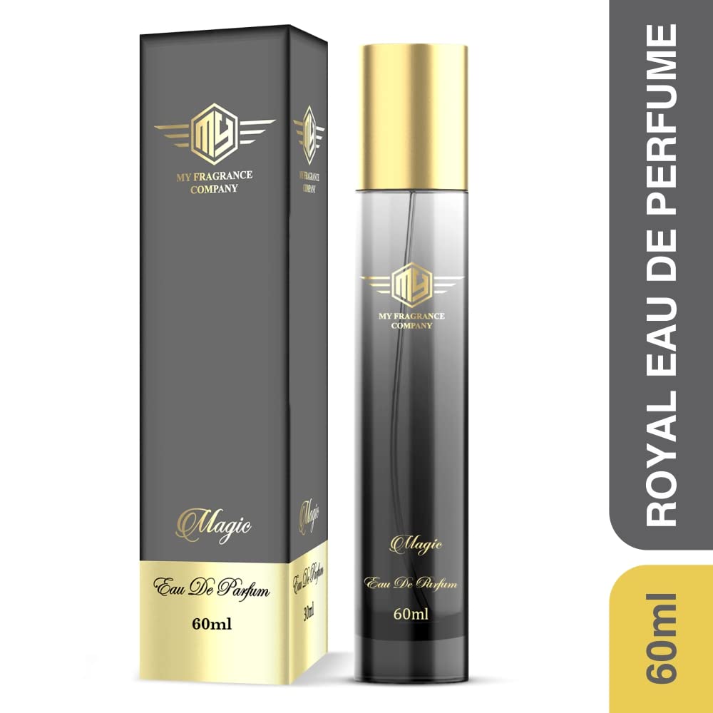 Premium Men's Cologne - MY FRAGRANCE Long Lasting Fresh & Soothing Perfume Spray (60ml, Magic Scent) | Luxury Fragrance Gift for Him | Perfect for Date Night, Office & Special Occasions