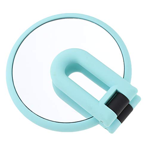 Portable 15X Magnifying Makeup Mirror - Double Sided Folding Travel Mirror with Handle for Precise Beauty Application | Perfect for Home Vanity, Travel & Professional Makeup Artists