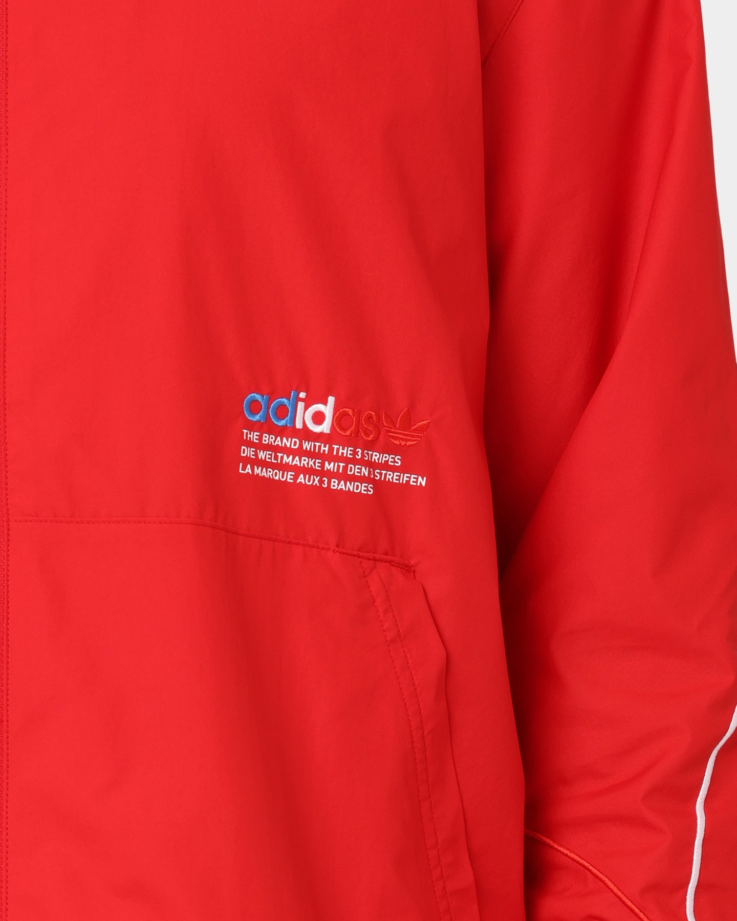 Adidas FTO Windbreaker Jacket - Lightweight & Water-Resistant Scarlet Red Running Jacket for Men - Perfect for Outdoor Sports & Casual Wear