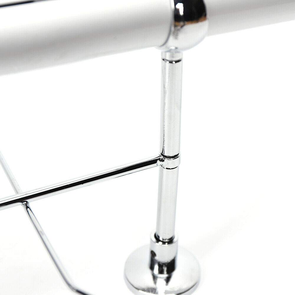 10-Piece Lockable Aluminum Sunglasses Display Stand - 14 Frames Eyeglass Holder Rack with 4-Foot Rods for Retail Store & Optical Shop - Secure Eyewear Showcase for Sunglasses, Glasses & Optical Displays