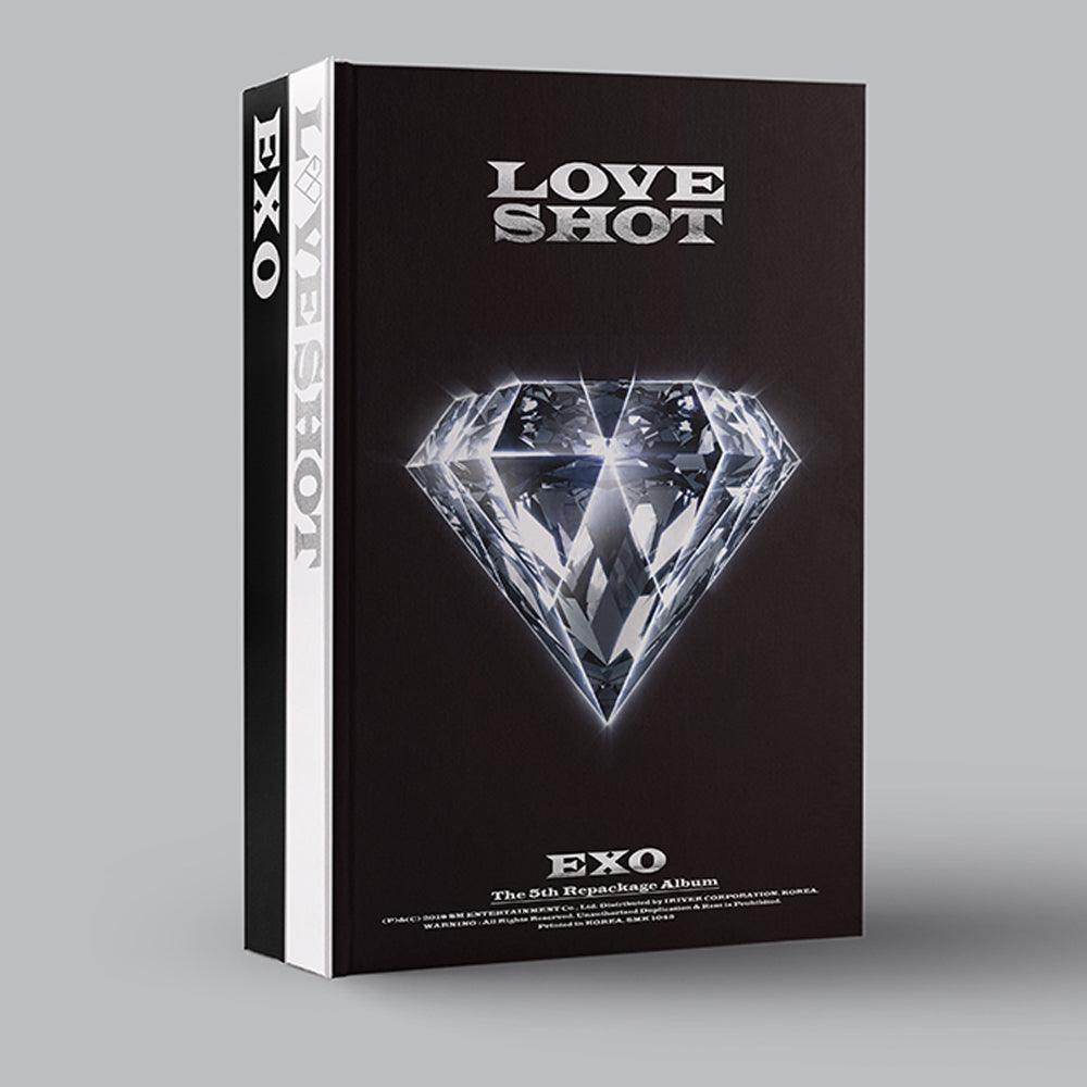 EXO 5th Album Repackage 'LOVE SHOT' - K-Pop CD with Photobook & Poster - Perfect for K-Pop Fans, Collectors and Gift Giving